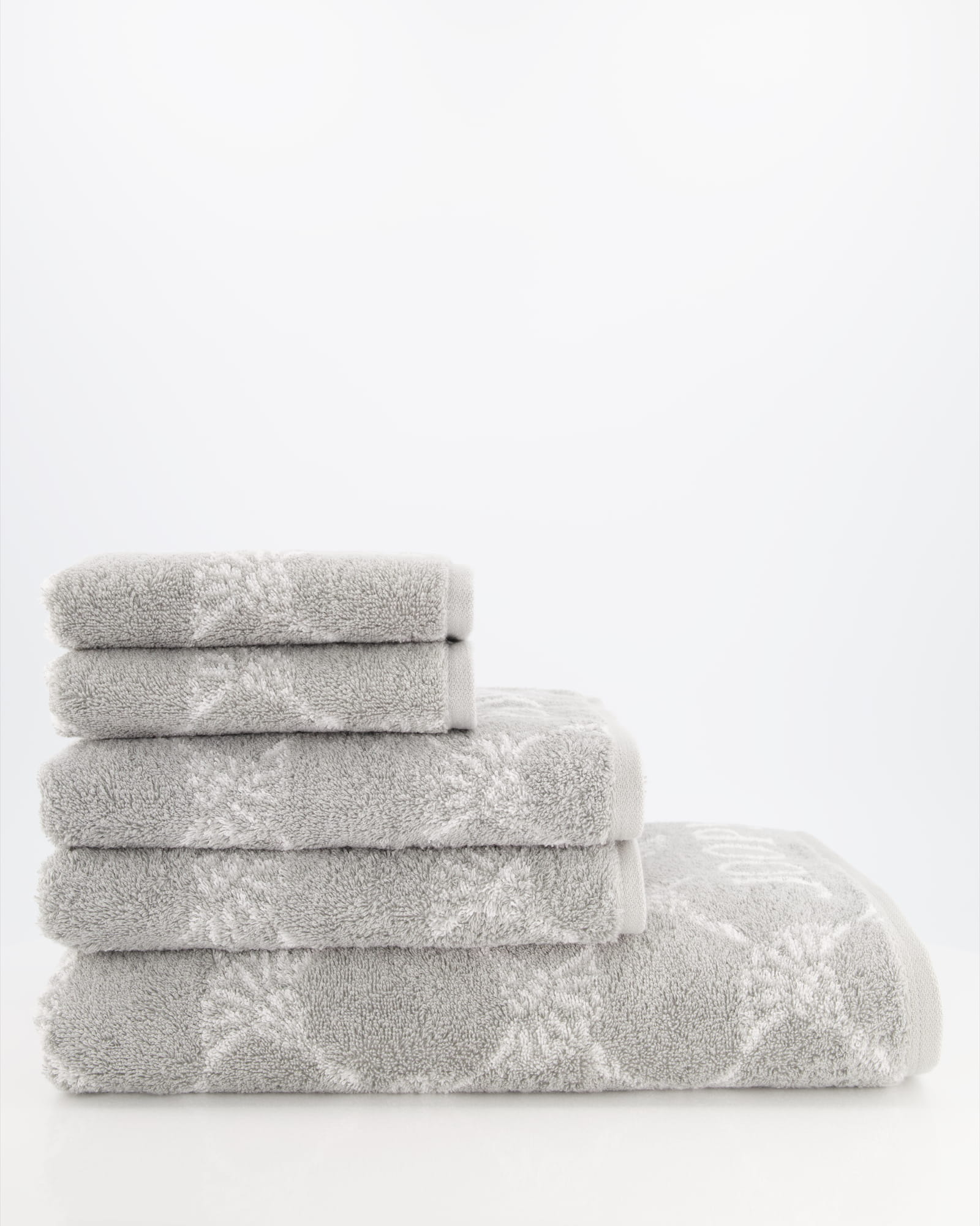 JOOP! Cornflower 1611 - Farbe: Silber - 76 - Handtuch 50x100 cm