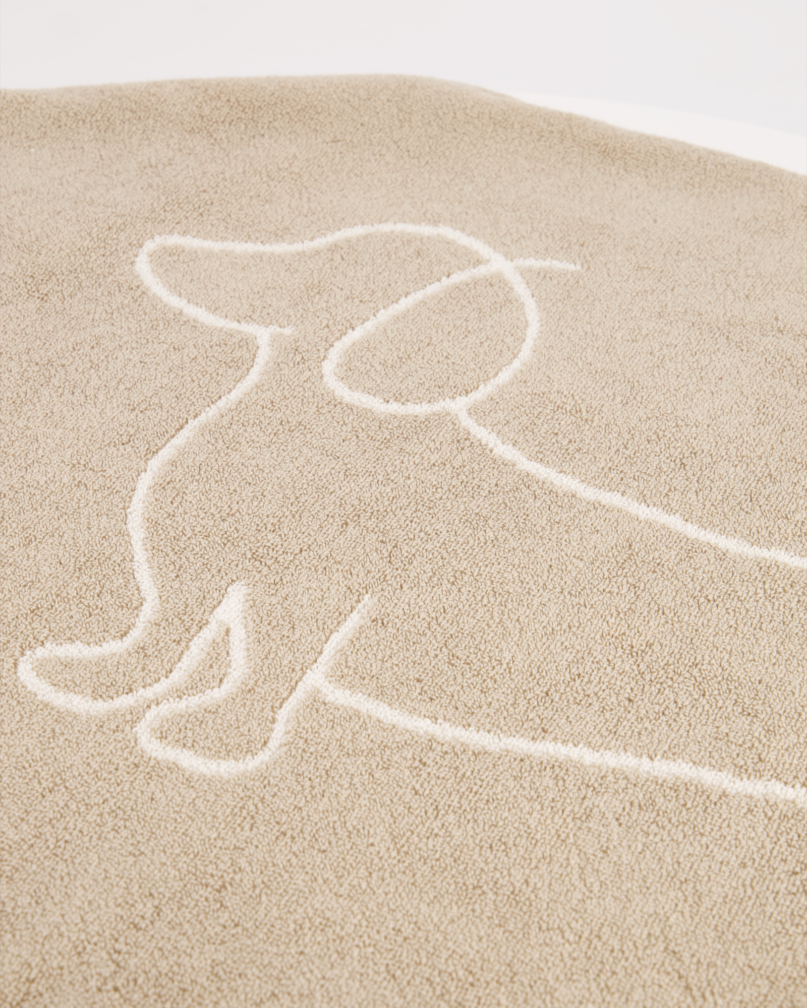 Cawö Badematten WE LOVE DOGS Companion 6248 natur/beige - 33 - 50x80 cm