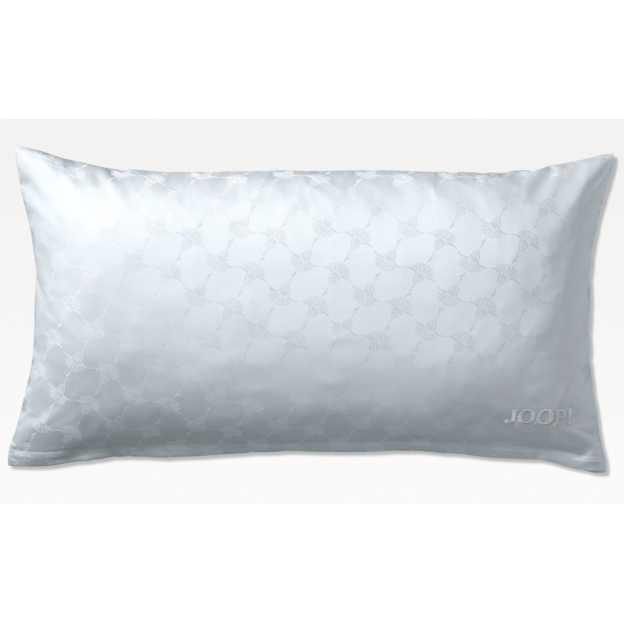 JOOP! Bettwäsche Cornflower 4020 - Farbe: silber - 19 - Kissen 40x80 cm