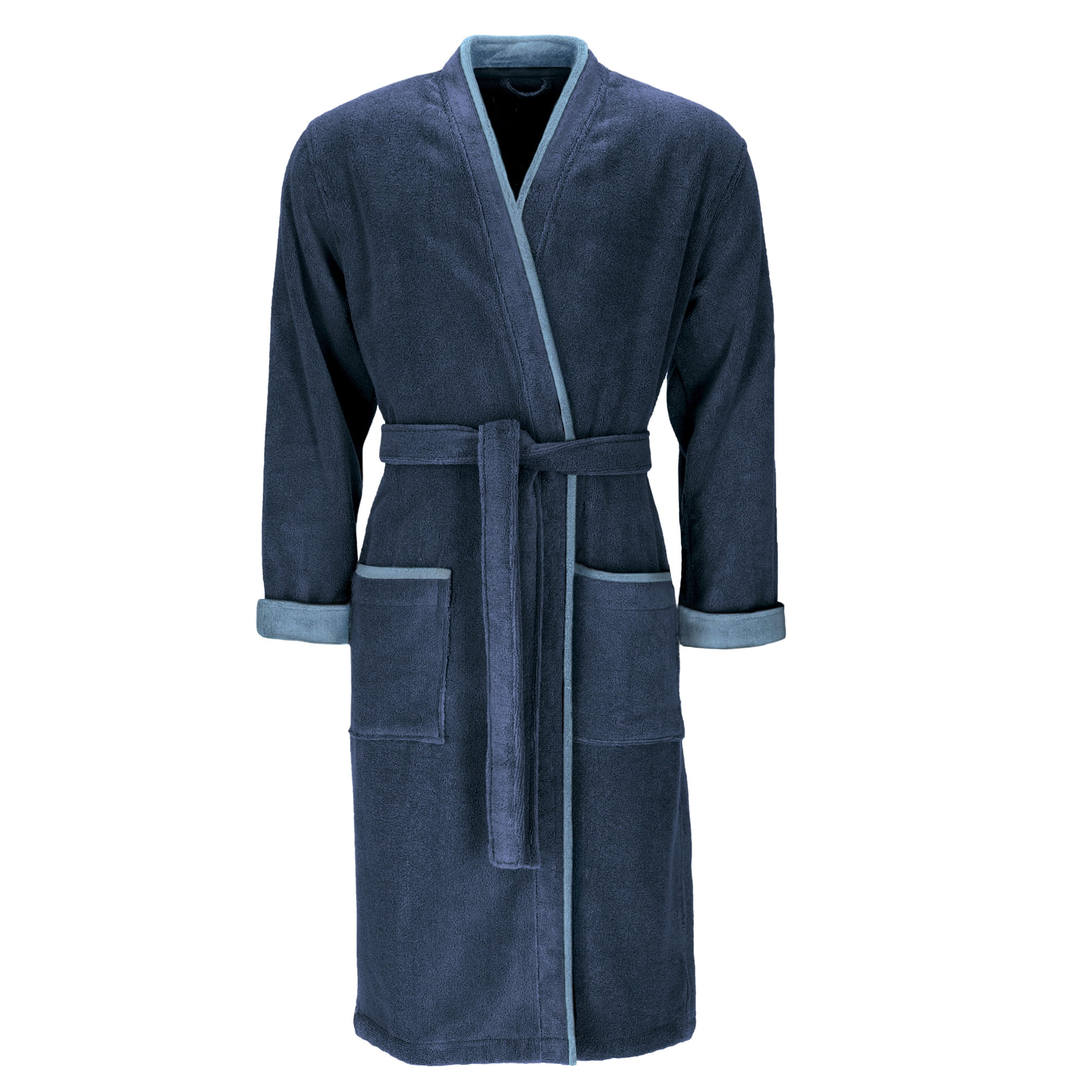 Vossen Bademäntel Herren Kimono Amadeus navy blue - 4880