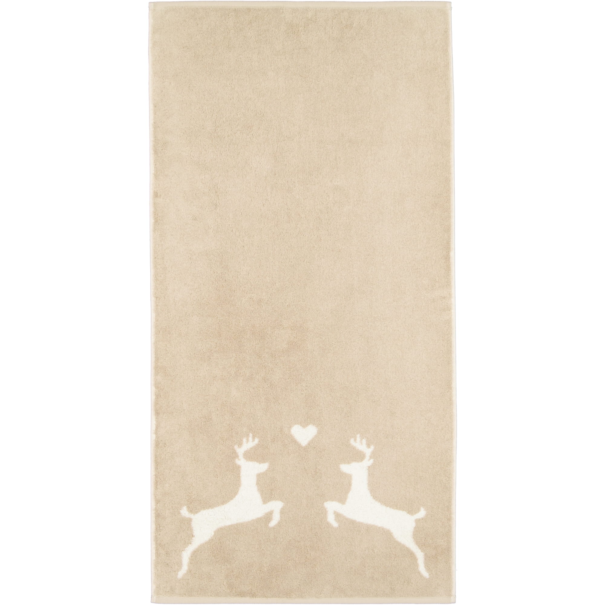 Cawö Handtücher Alpenchic Edition Hirsche 6228 natur - 33 - Handtuch 50x100 cm