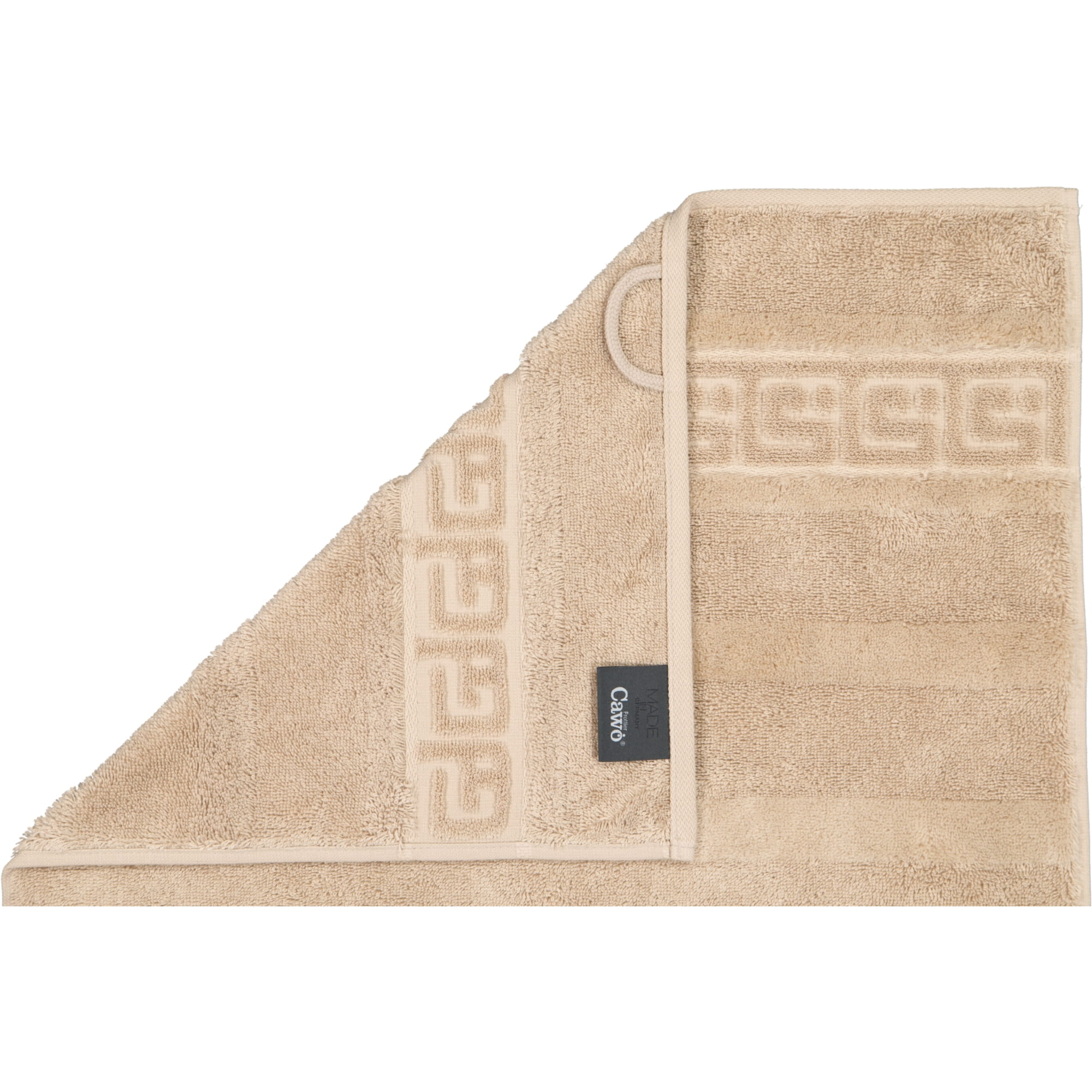 Cawö - Noblesse Uni 1001 - Farbe: 375 - sand - Duschtuch 80x160 cm