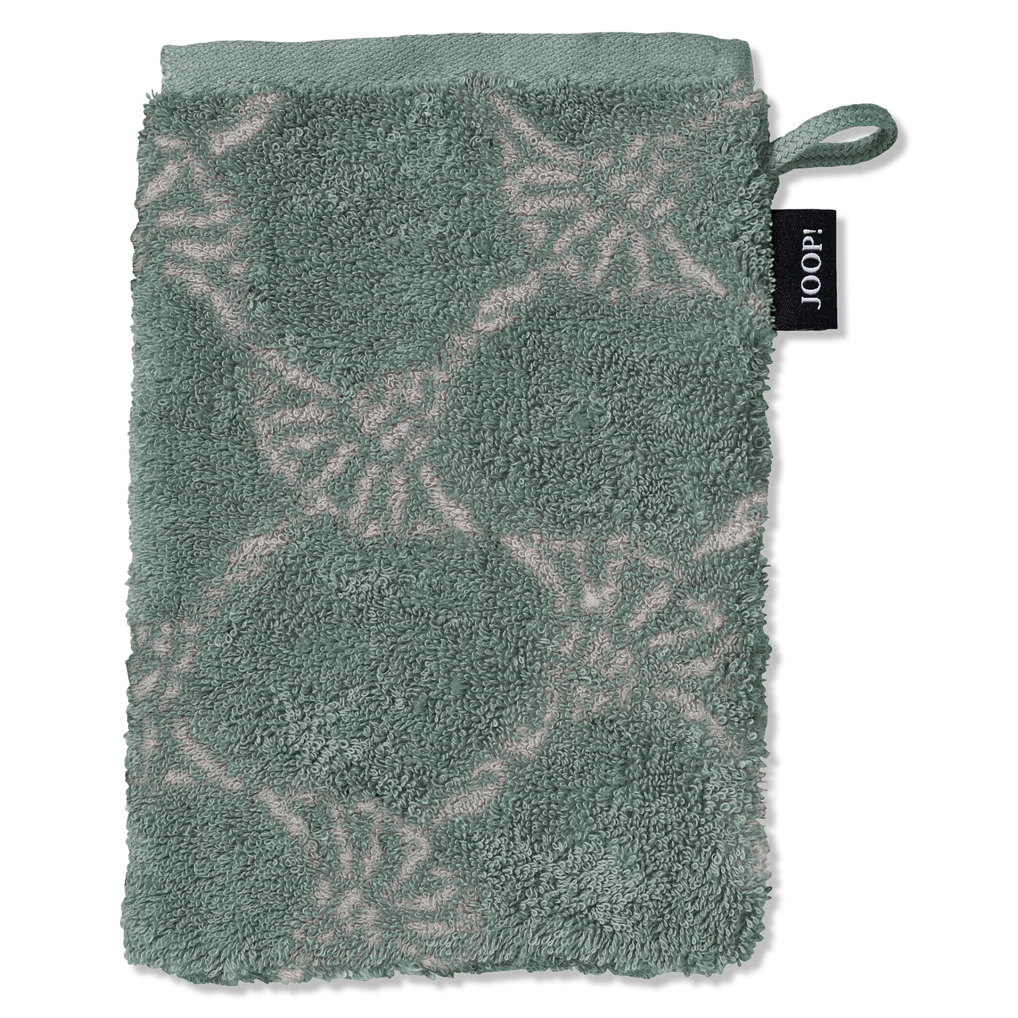 JOOP! Handtücher Classic Cornflower 1611 pinie - 43 - Waschhandschuh 16x22 cm