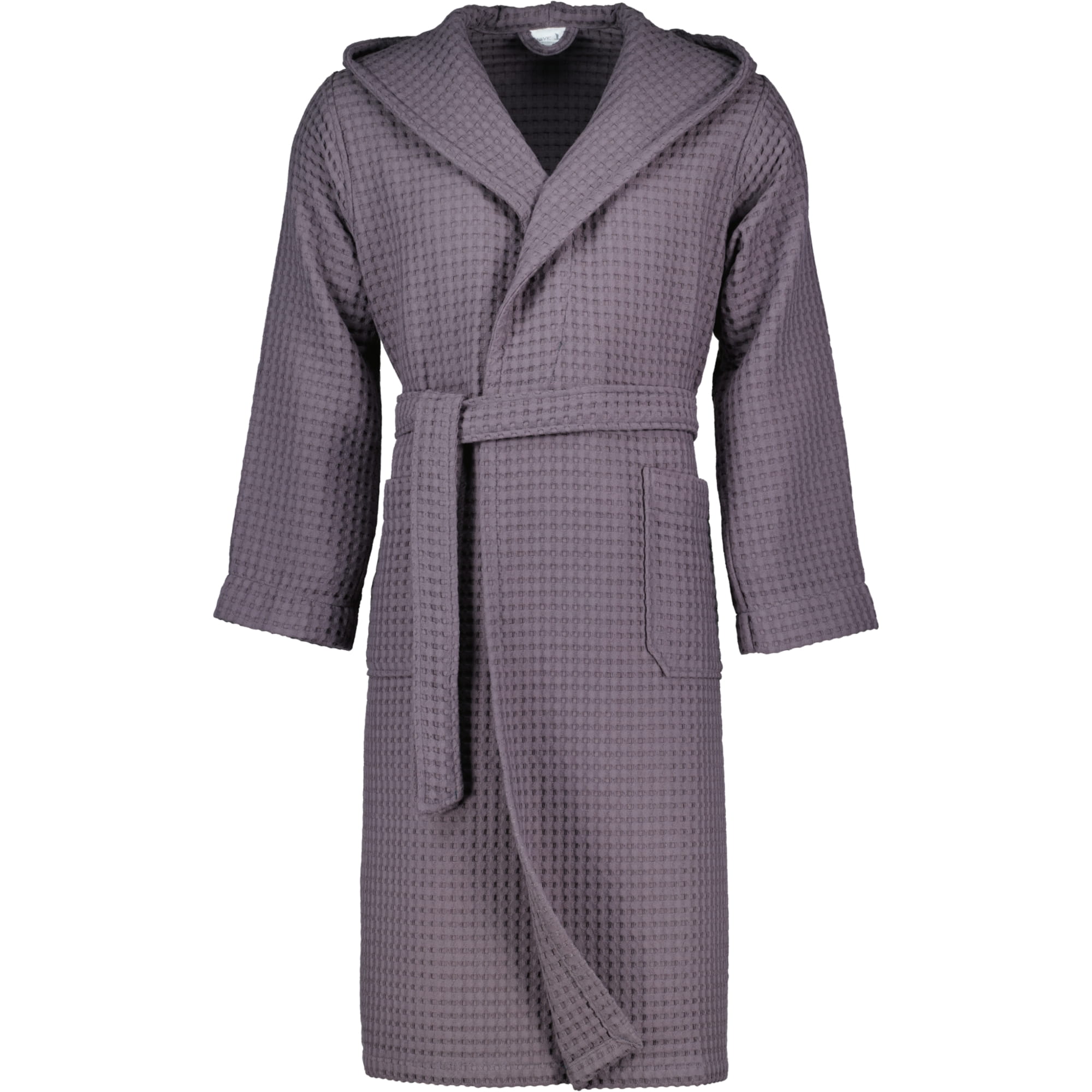 Möve - Kapuzenbademantel Piquée - Farbe: graphite - 842 (2-7650/0175) - L