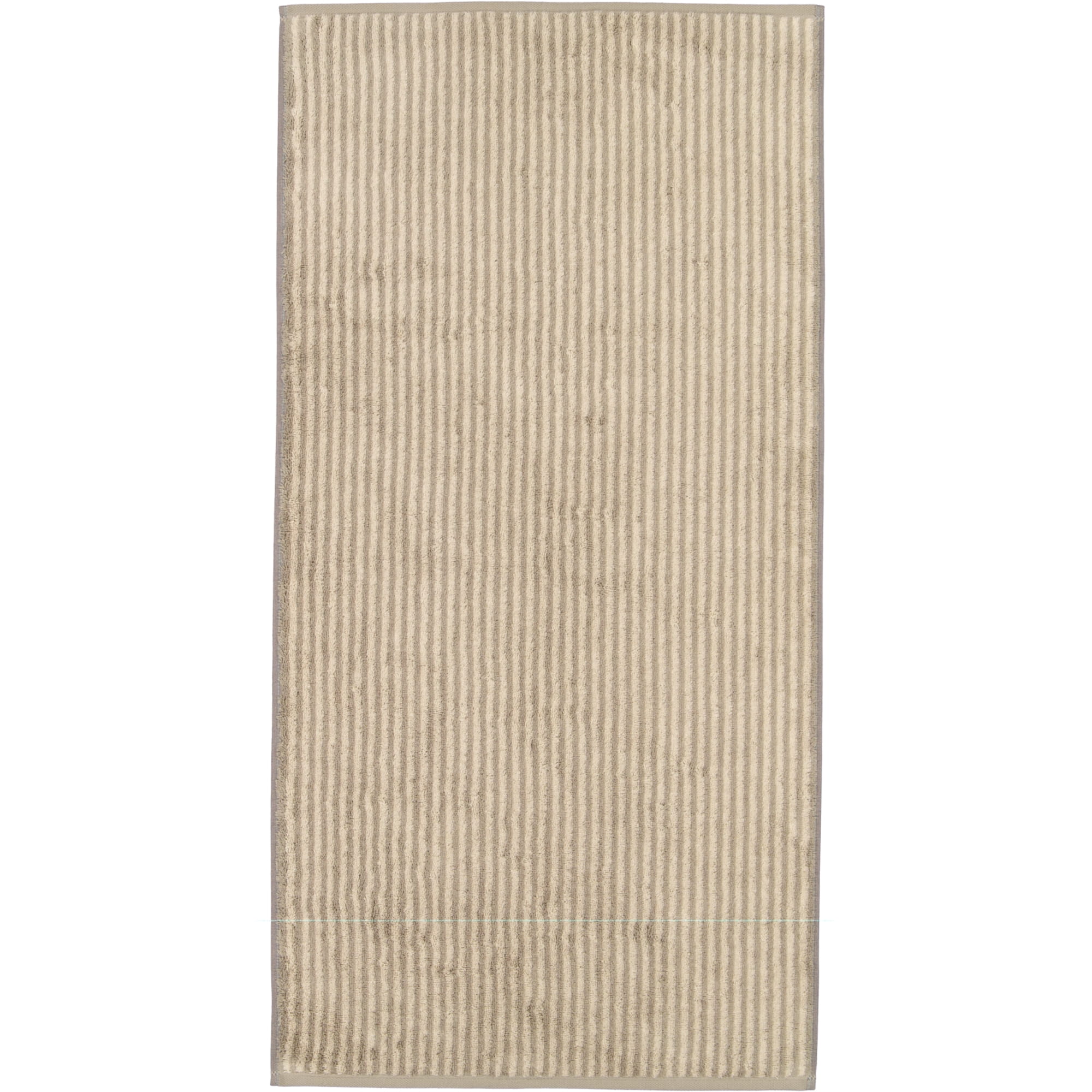 Cawö Handtücher Two-Tone Stripes 480 graphit - 70 - Handtuch 50x100 cm
