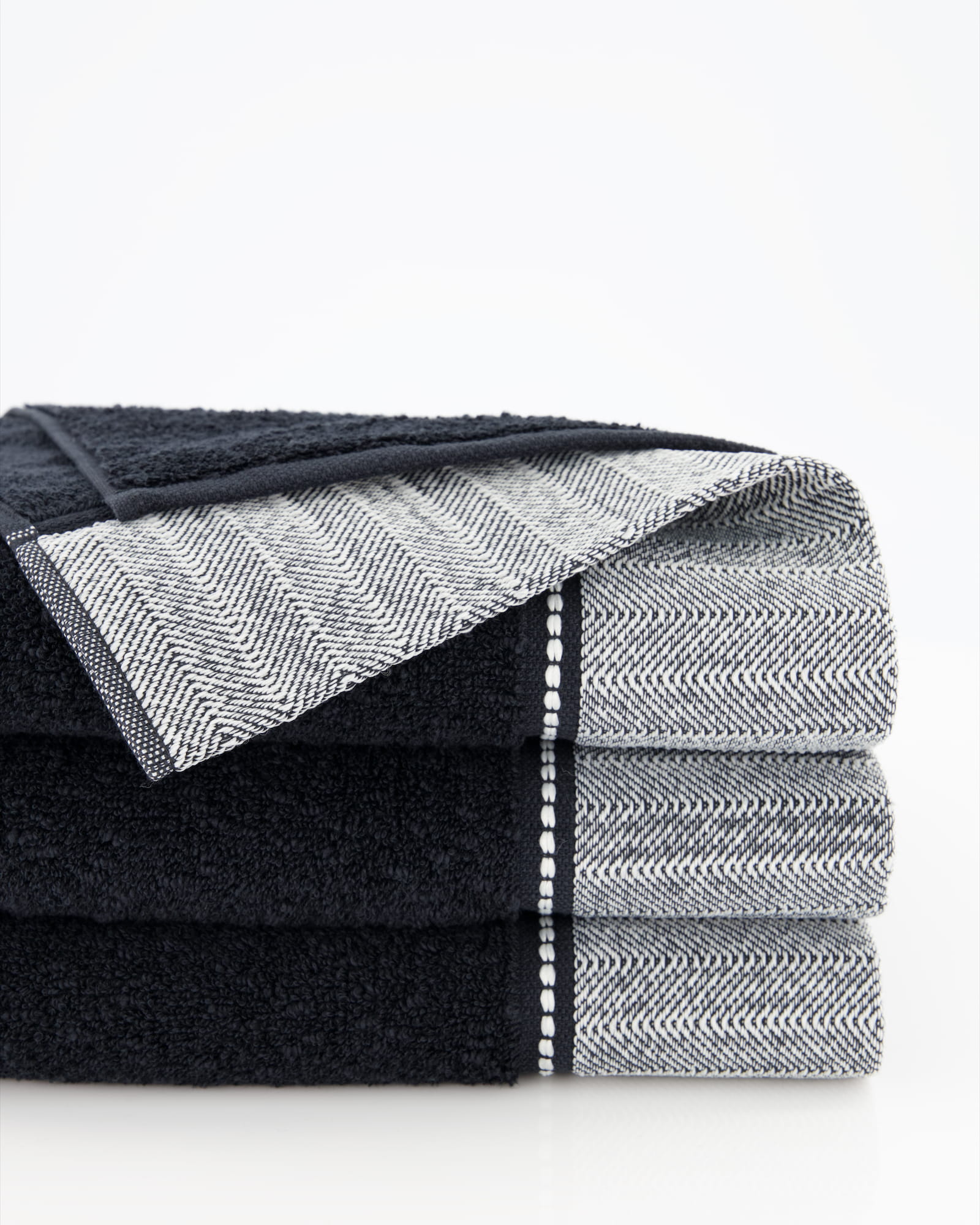 Möve Brooklyn Uni - Farbe:  black - 199 (1-0669/8970) - Duschtuch 80x150 cm