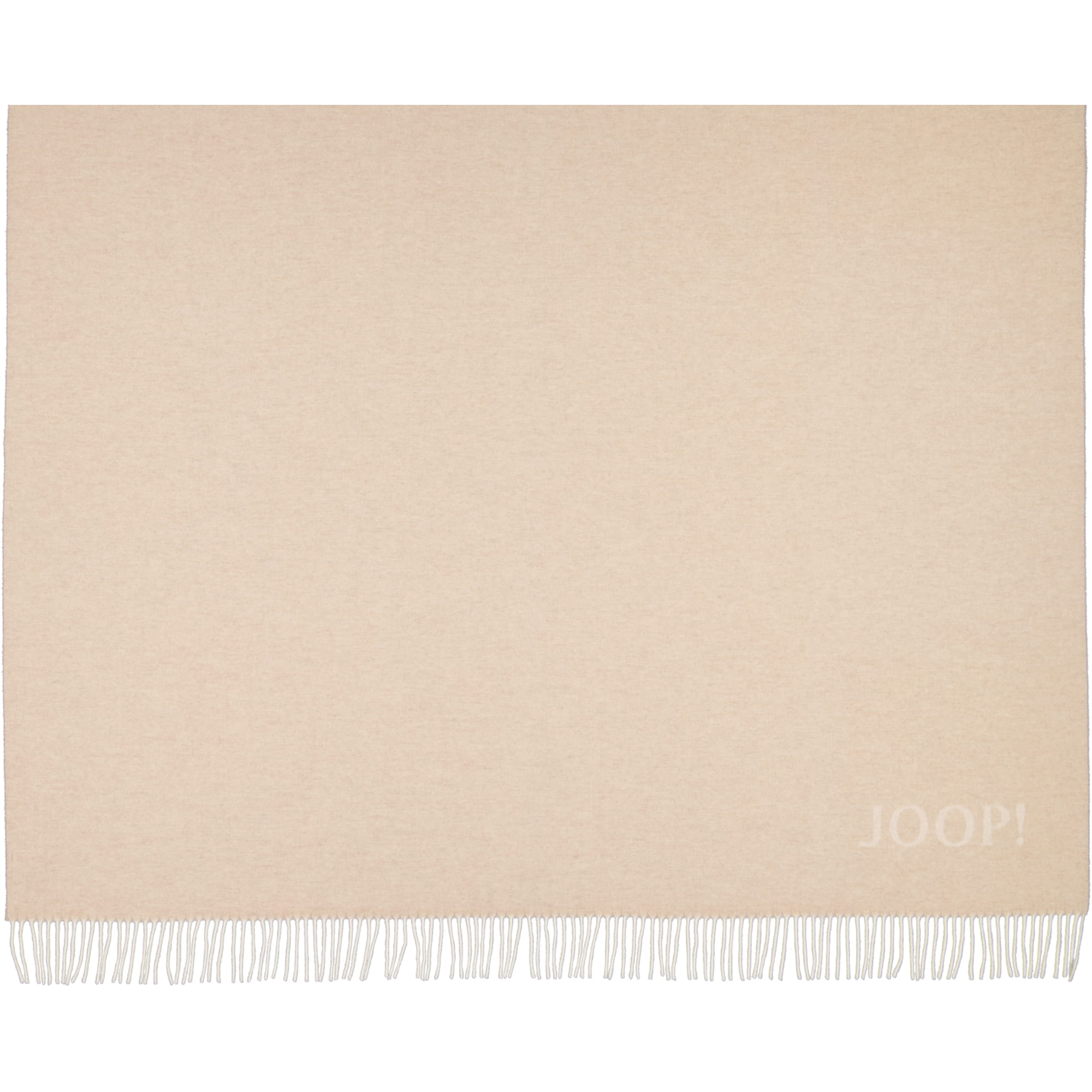 JOOP! Wohndecke Fine-Doubleface - Größe: 130x180 cm - Farbe: Creme-Natur