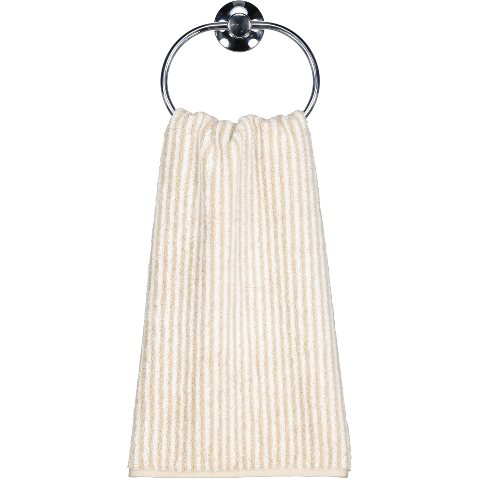 Cawö Handtücher Two-Tone Stripes 480 sand - 33 - Handtuch 50x100 cm
