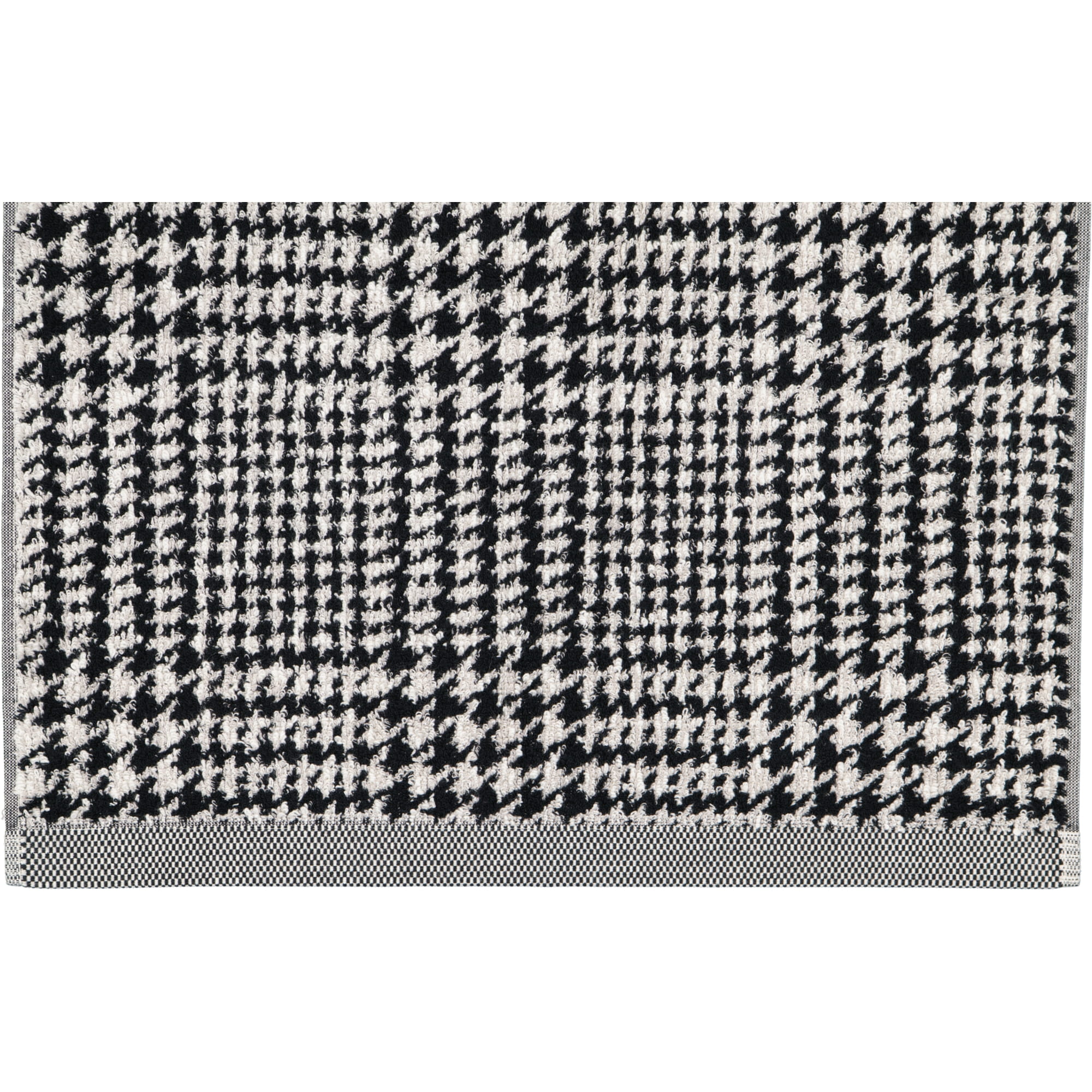 Möve - Brooklyn Glencheck - Farbe:  nature/black - 081 (1-0569/8970) - Handtuch 50x100 cm