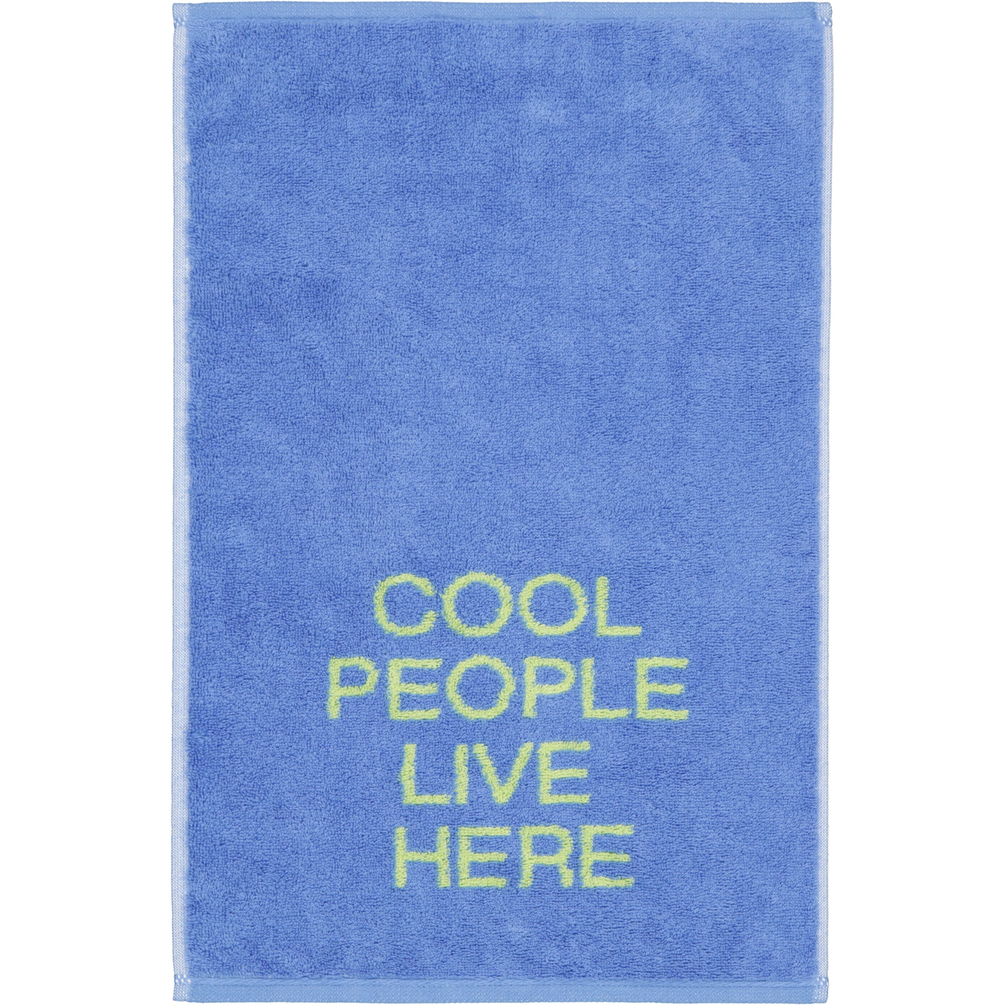 Cawö Gästetücher Postcard Towels Edition 100 cool people live here - 01 - Gästetuch 30x50 cm