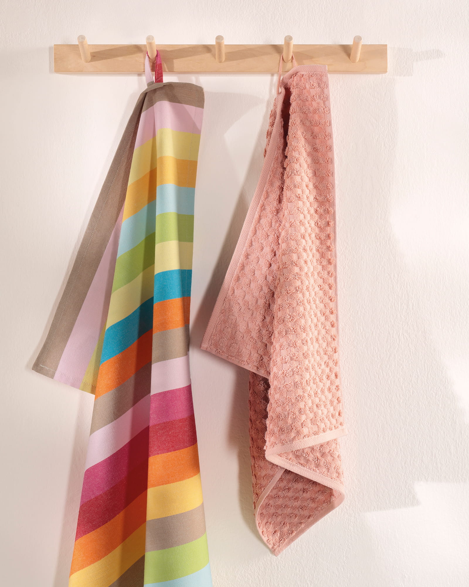 Cawö Home Geschirrtücher Cuisine Lifestyle Blockstreifen 7018 multicolor - 25 - 50x70 cm