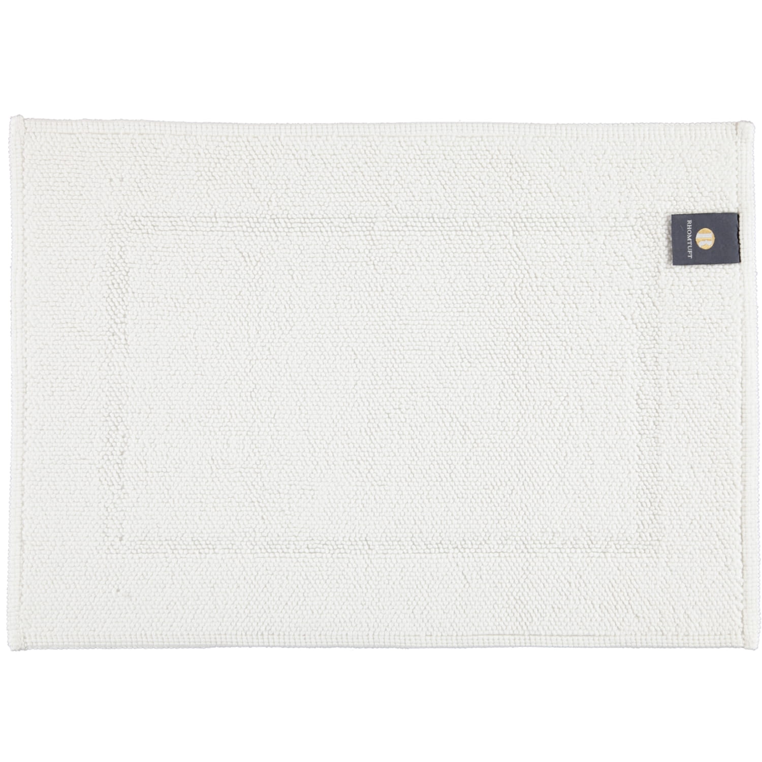 Rhomtuft - Badematte Pearl 51 - Farbe: weiß - 01 - 50x70 cm