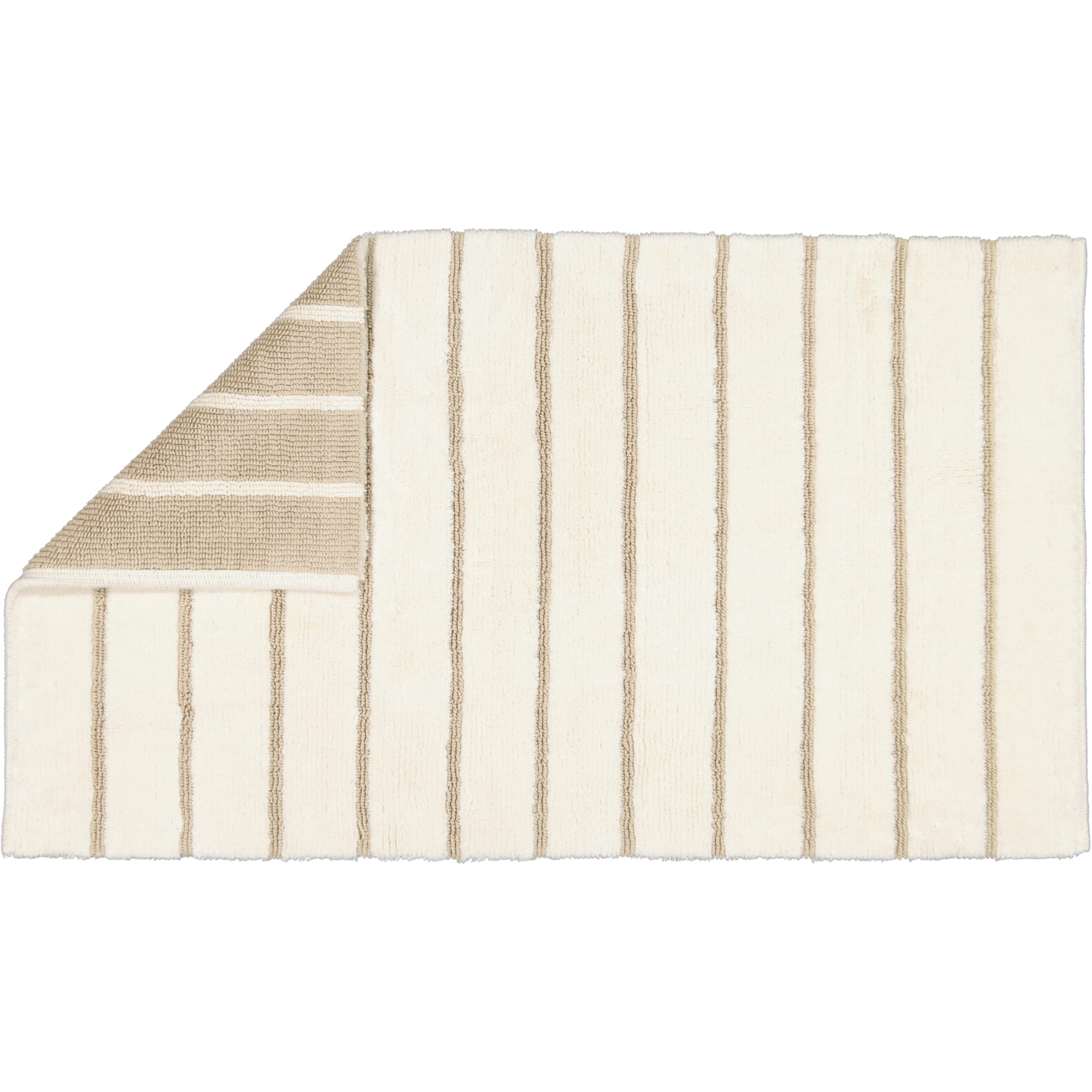 Cawö Home Badteppiche Balance Streifen 1008 natur - 33 - 60x100 cm