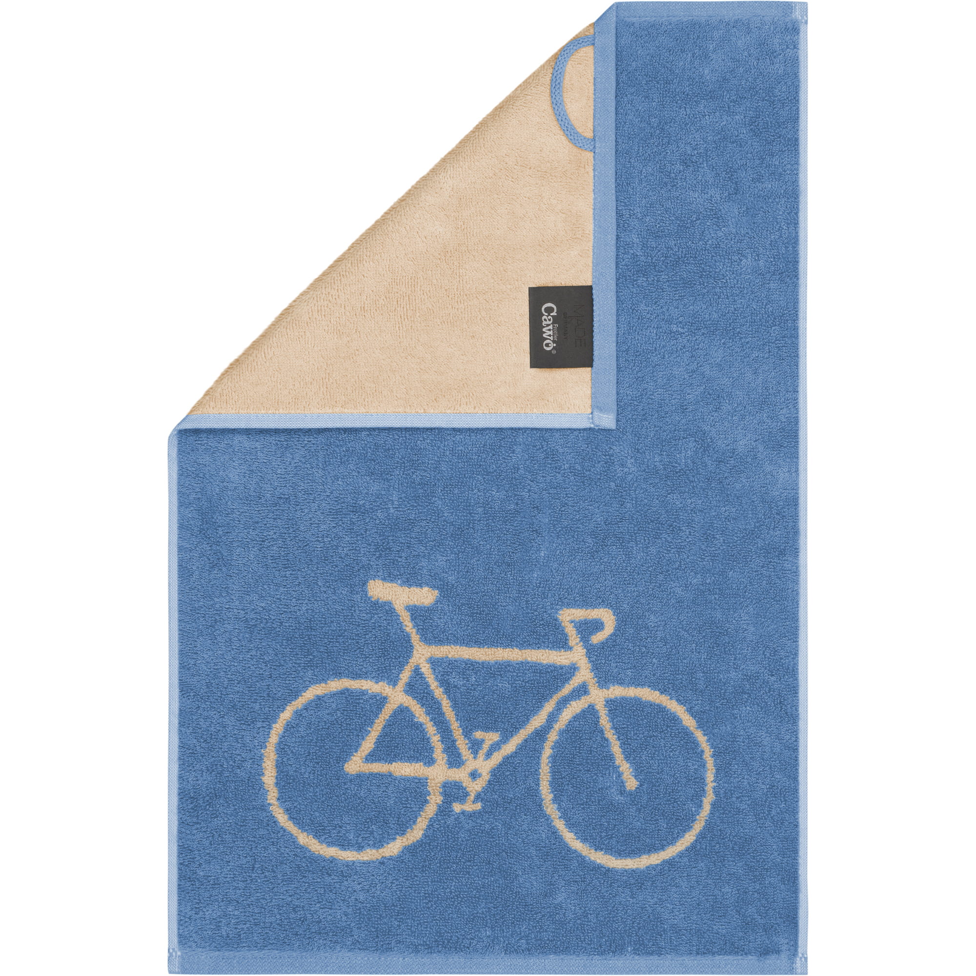 Cawö Gästetücher Postcard Towels Edition 100 Fahrrad capri - 21 - Gästetuch 30x50 cm
