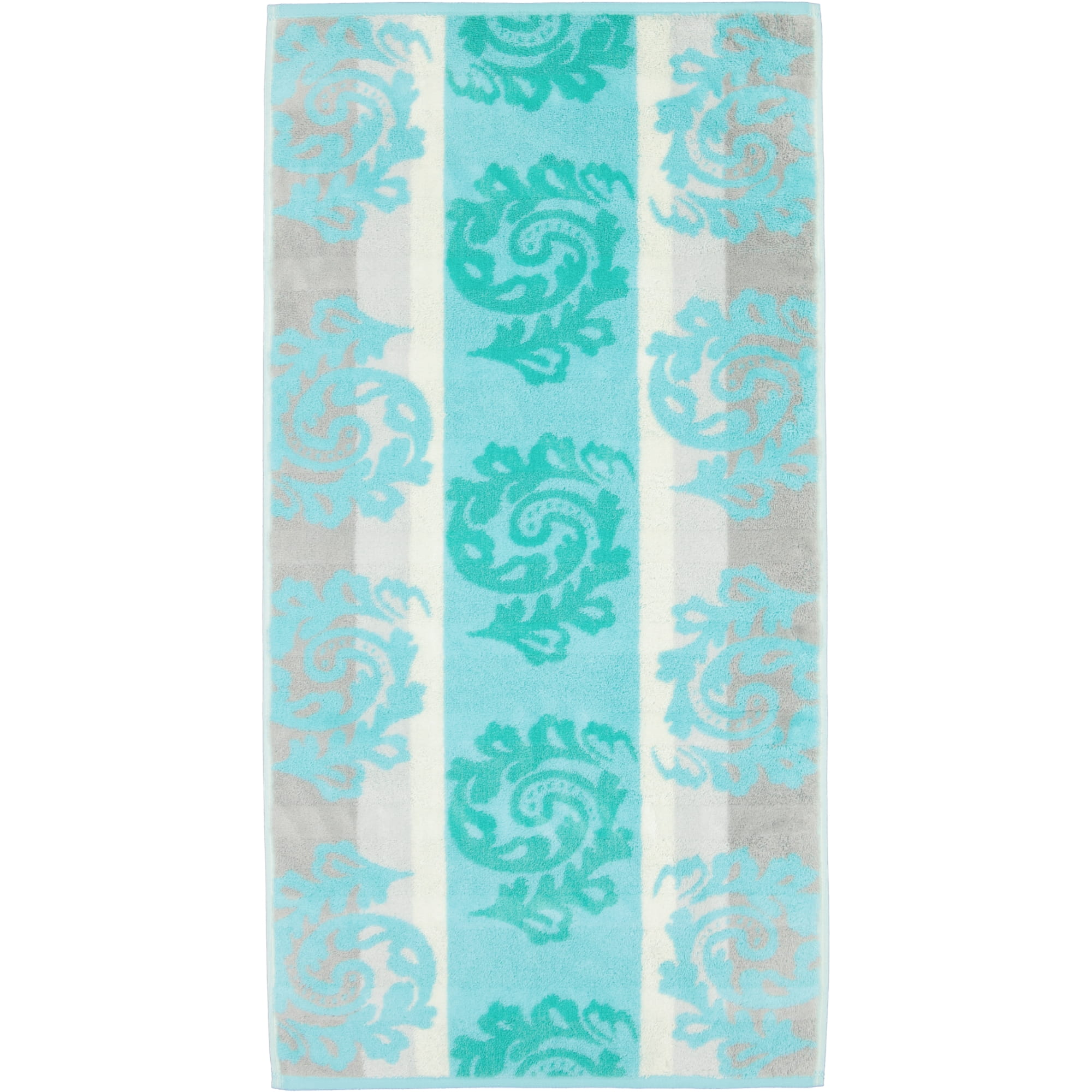 Cawö - Noblesse Cashmere Jacquard 1057 - Farbe: mint - 14 - Handtuch 50x100 cm