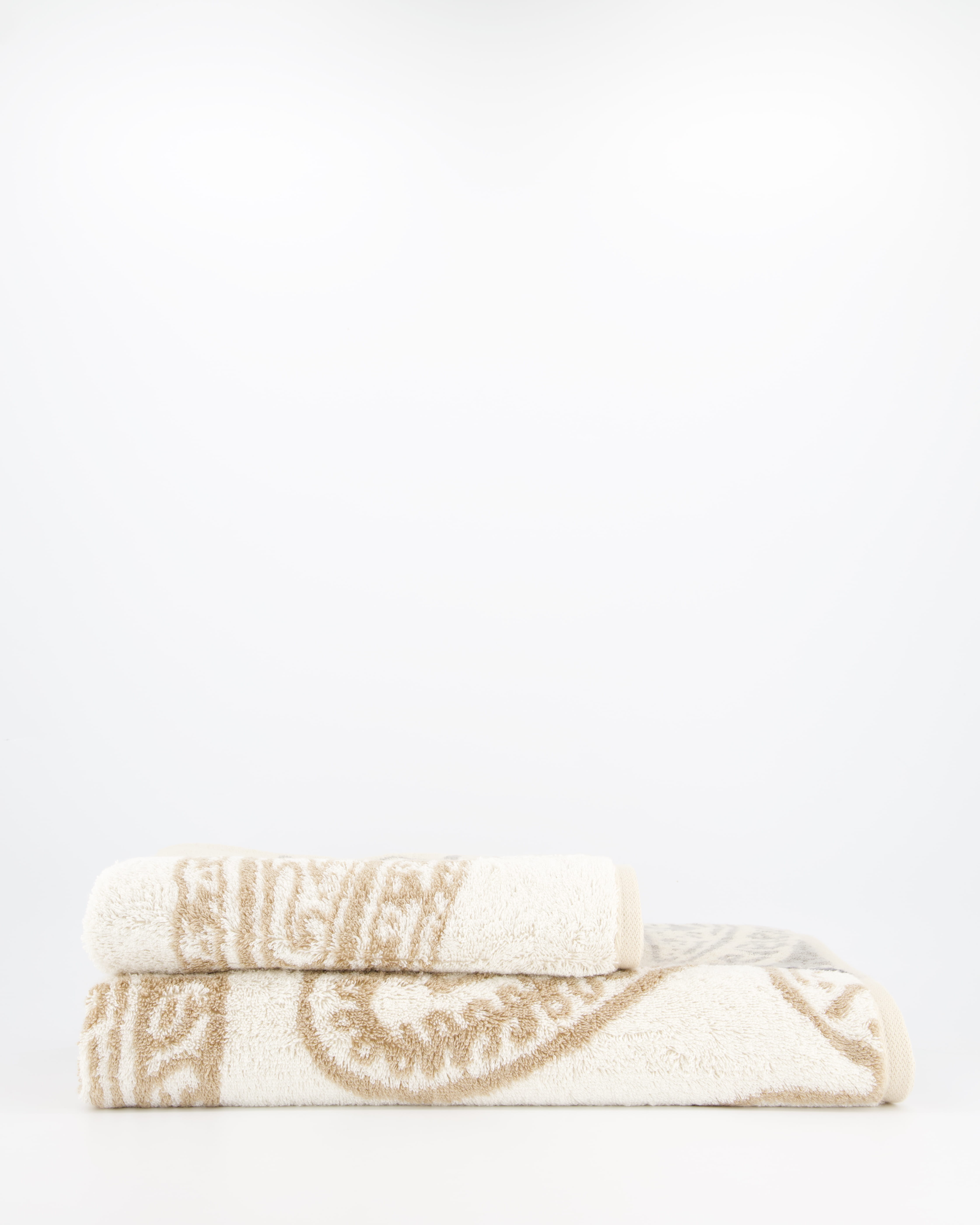 JOOP! Handtücher Contour Paisley 1714 Creme - 37 - Duschtuch 80x150 cm