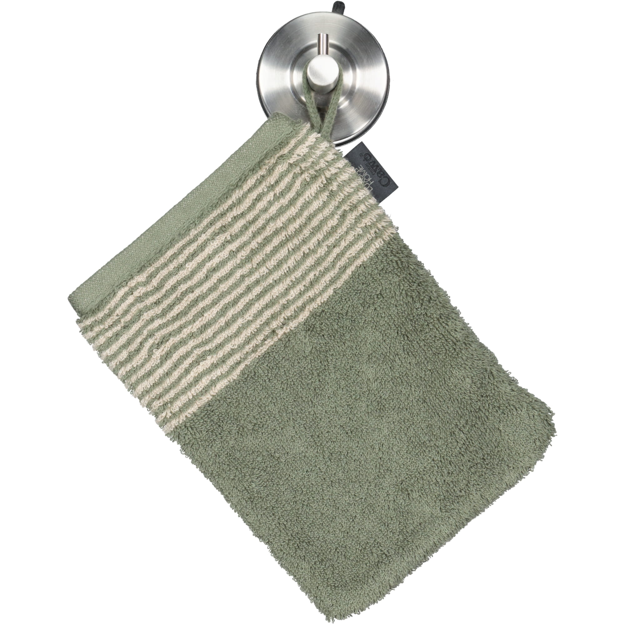 Cawö Handtücher Luxury Home Two-Tone 590 field - 34 - Waschhandschuh 16x22 cm