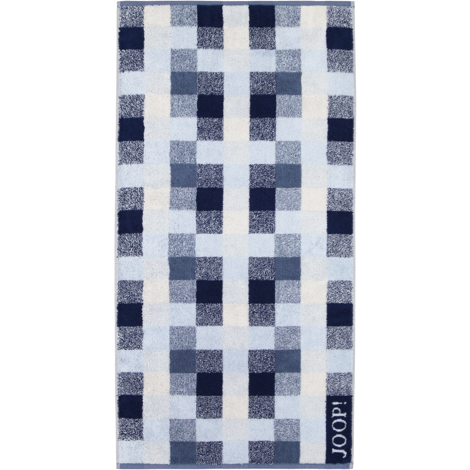 JOOP! Handtücher Vibe Karo 1699 ozean - 11 - Handtuch 50x100 cm