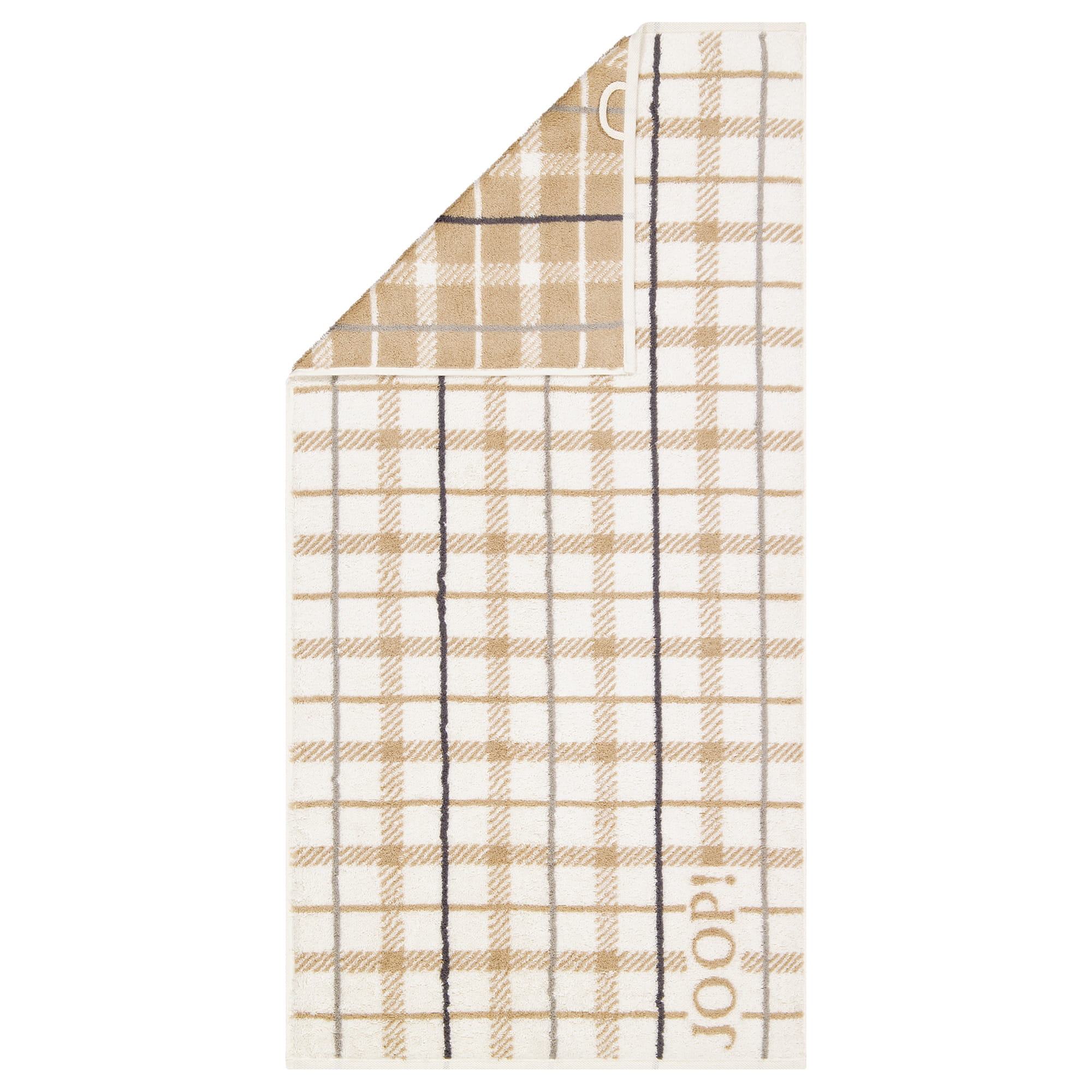JOOP! Handtücher Contour Checked 1715 Creme - 37