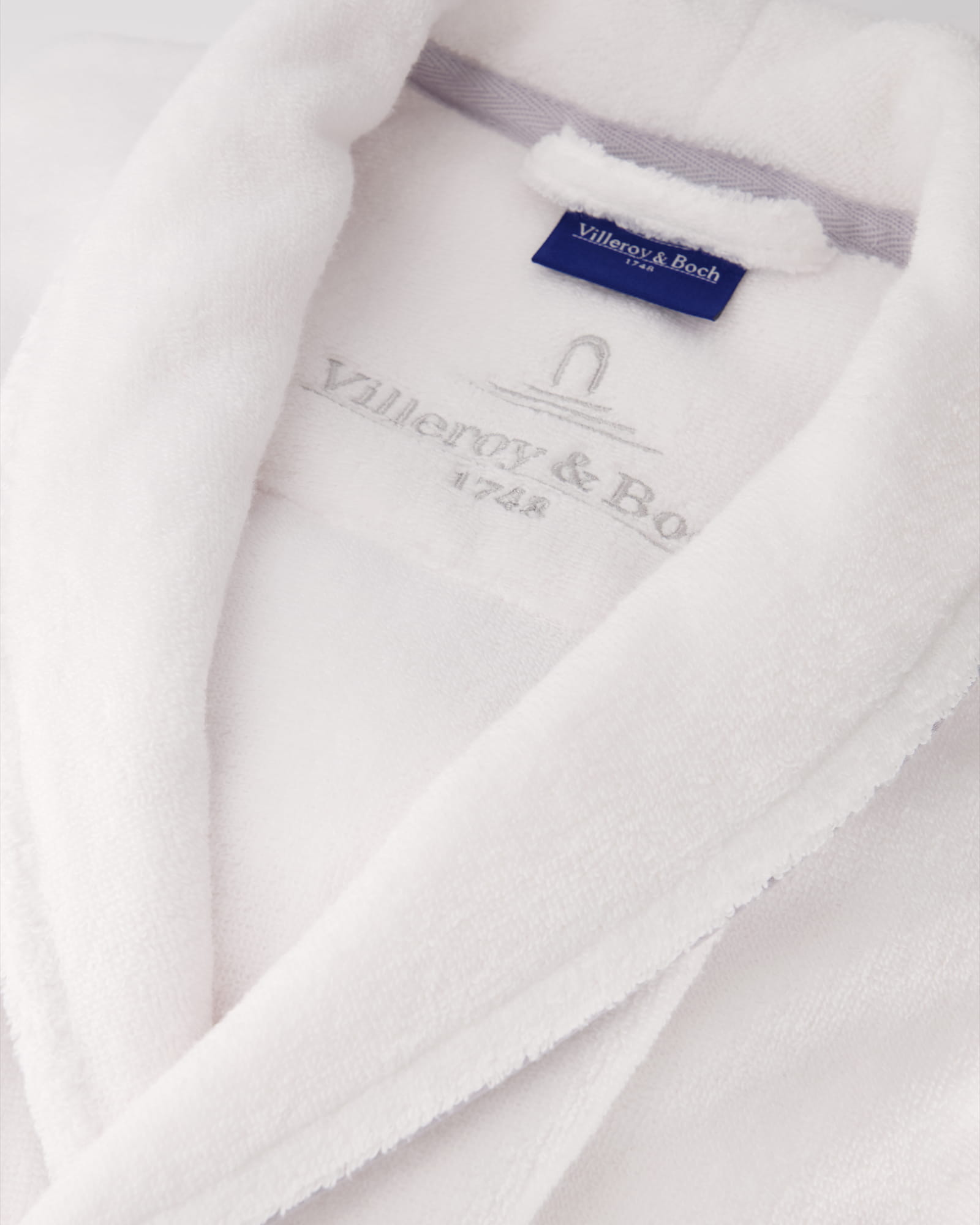 Villeroy & Boch Herren Bademantel Schalkragen 2522 - Farbe: brilliant-white - 67