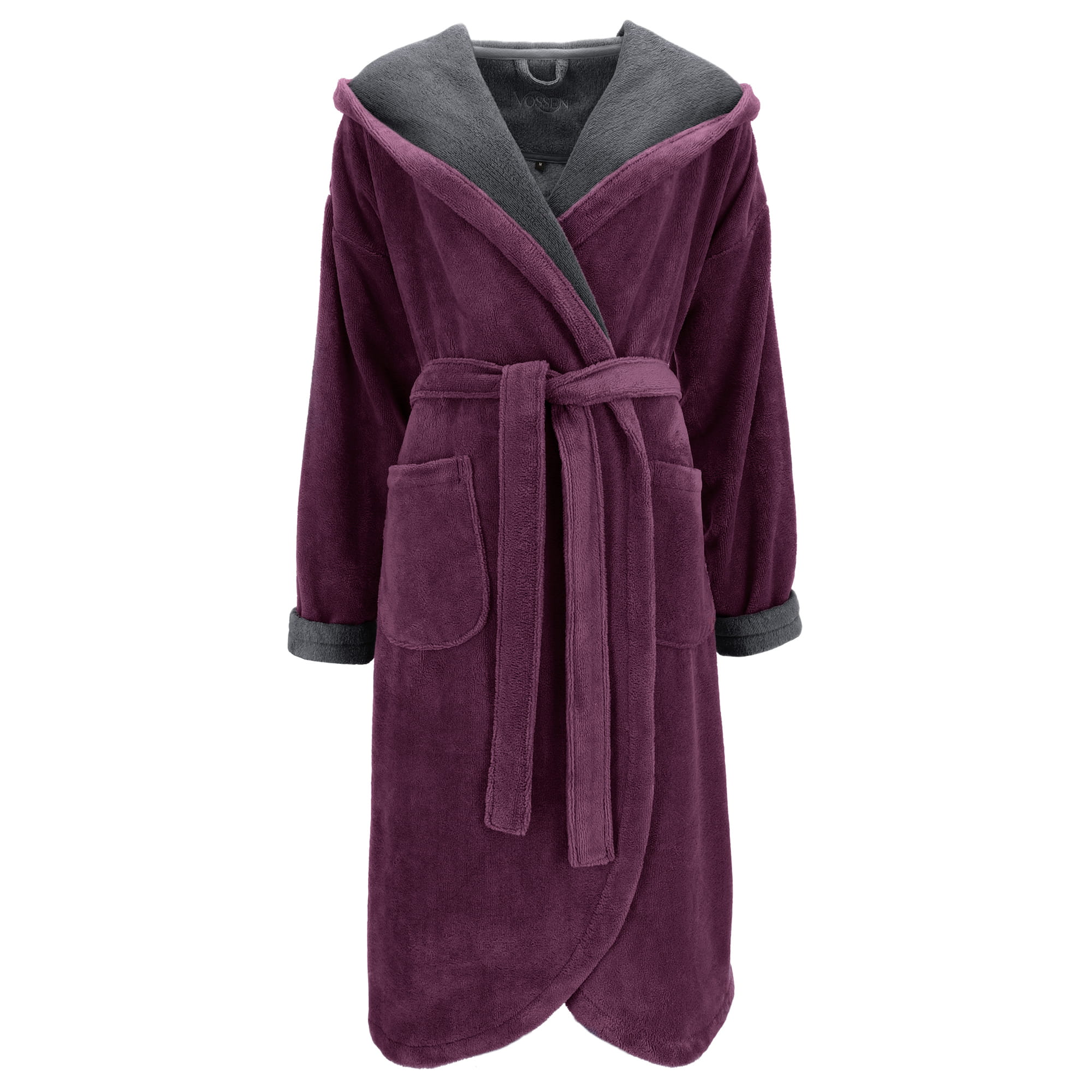 Vossen Bademäntel Damen Kapuze Balance Carmen elderberry/graphit - 0002