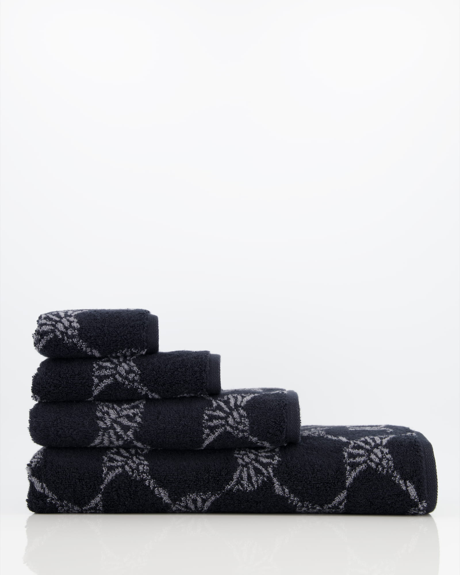 JOOP! Cornflower 1611 - Farbe: Schwarz - 90 - Saunatuch 80x200 cm