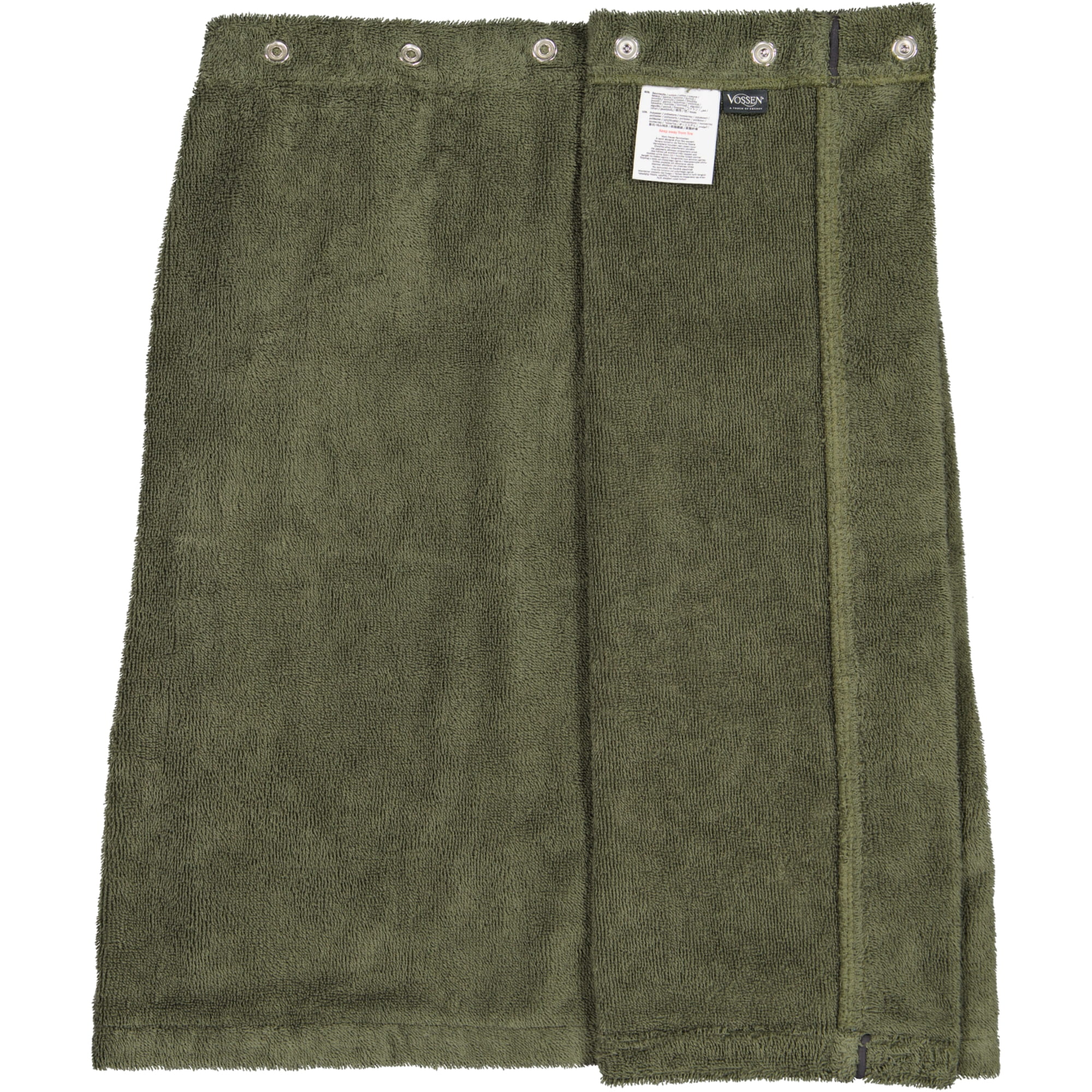 Vossen Saunakilts Herren Lars mud green - 5830 - 60x160 cm