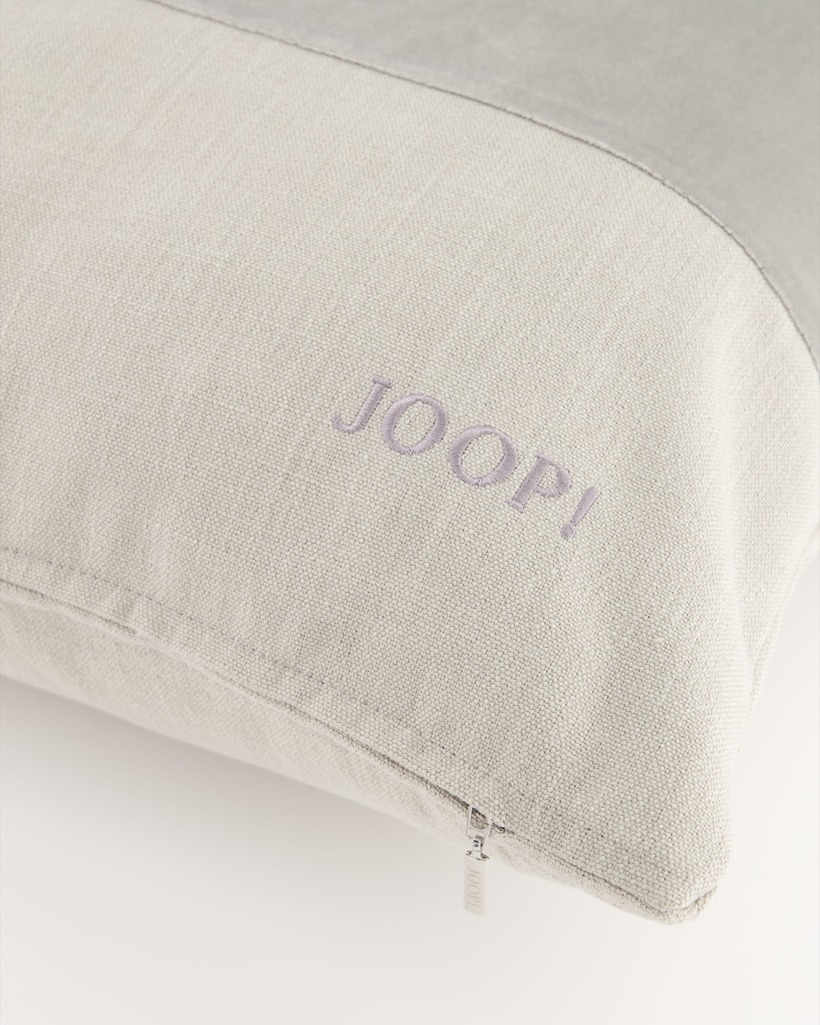 JOOP! Kissenhüllen Split Silber - 010