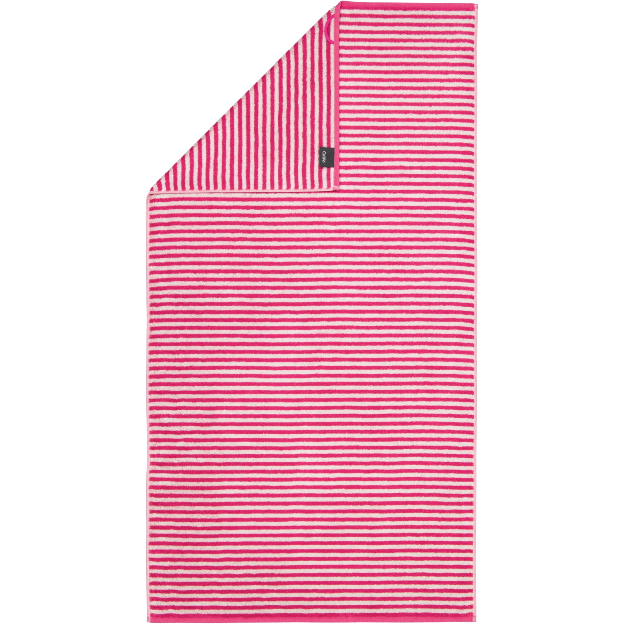 Cawö Handtücher Campus Ringel 955 pink - 22 - Duschtuch 70x140 cm