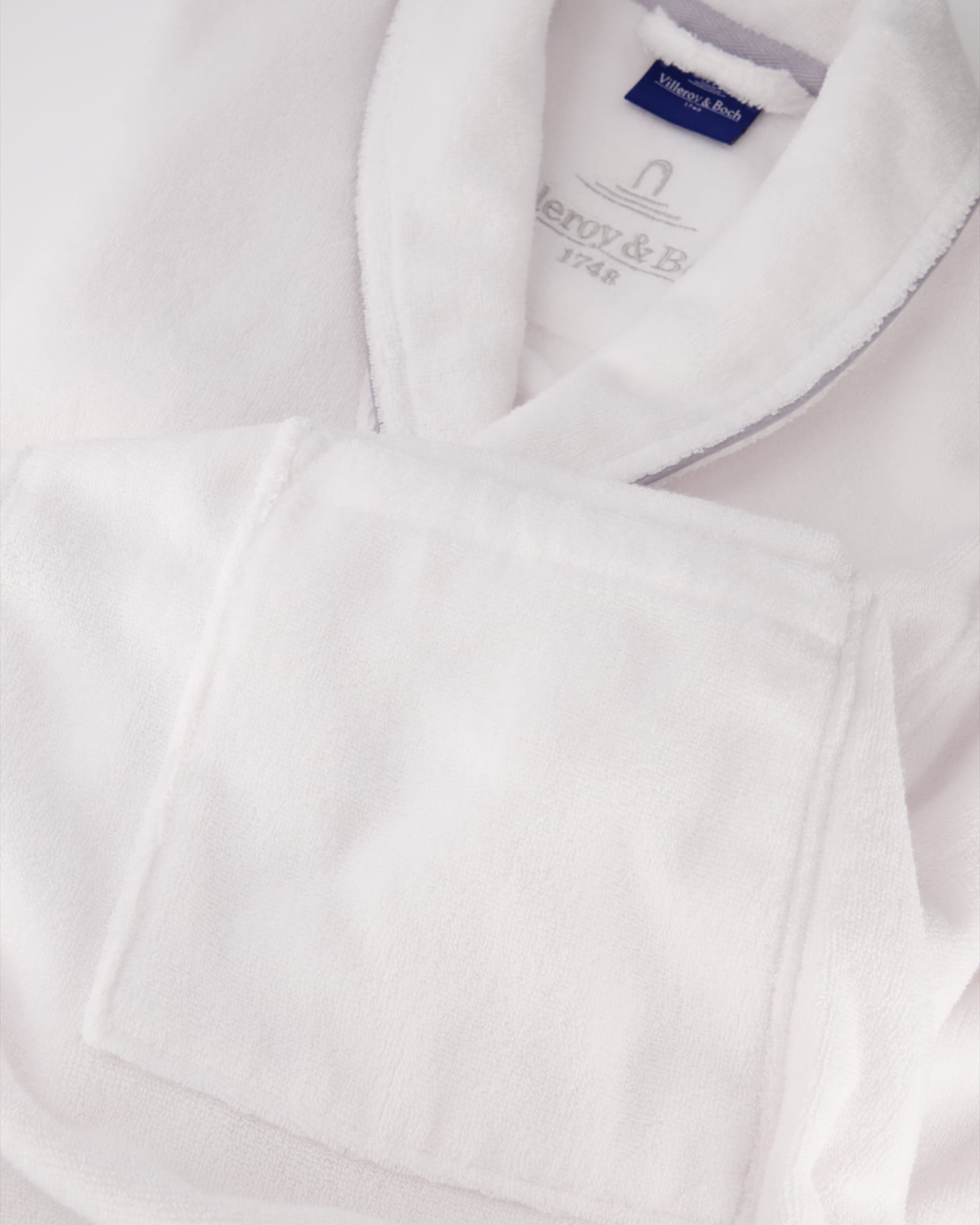 Villeroy & Boch Damen Bademantel Schalkragen 2520 - Farbe: brilliant-white - 67