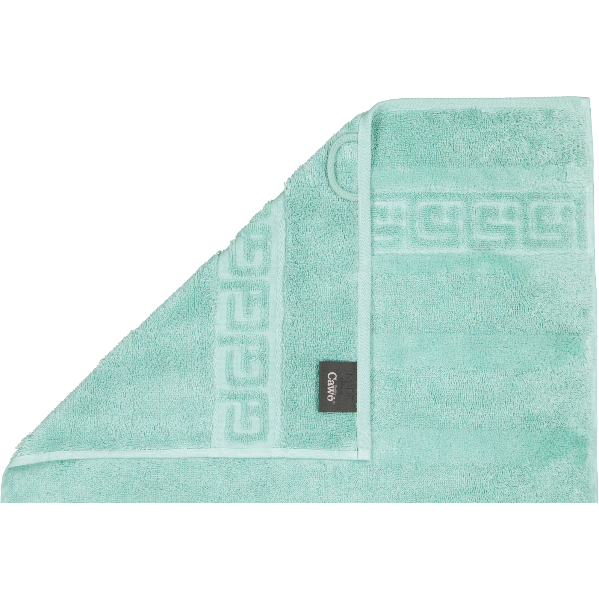 Cawö - Noblesse Uni 1001 - Farbe: 474 - agavegrün - Duschtuch 80x160 cm