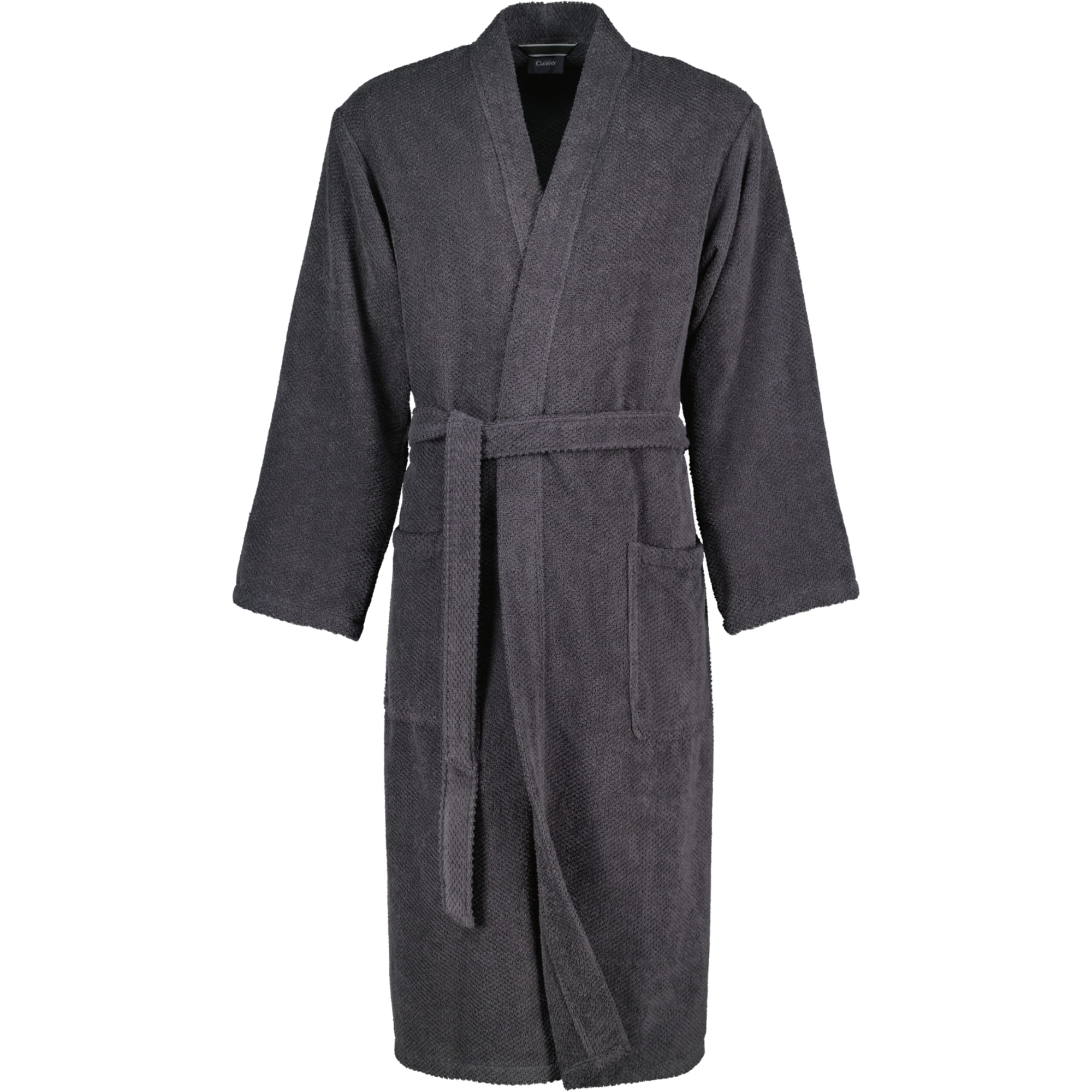 Cawö Bademäntel Herren Kimono Pure 5622 basalt - 740