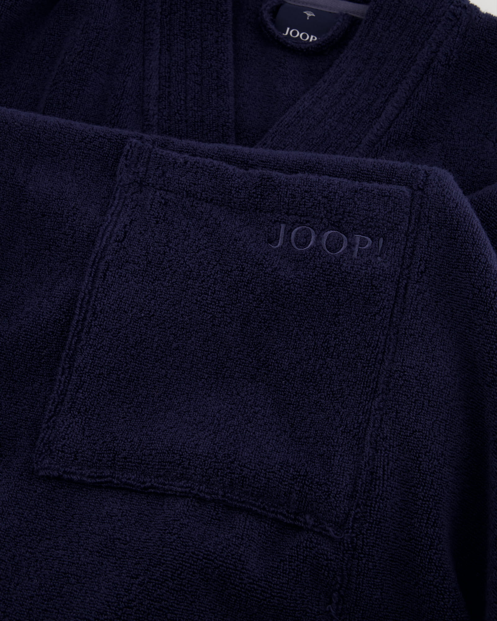 JOOP! Herren Bademantel - Kimono 1647 - Farbe: Blau - 175 - S