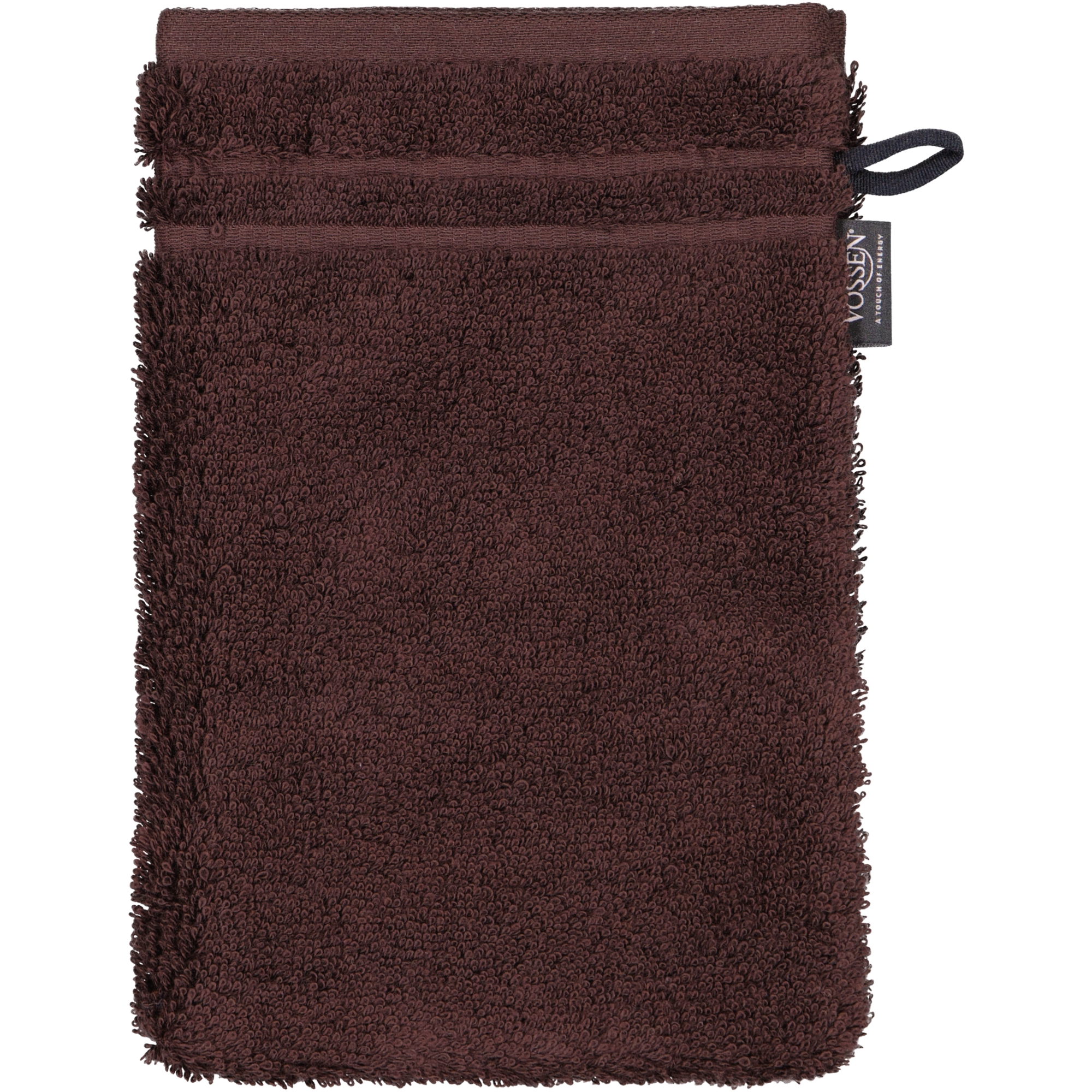 Vossen Handtücher Vienna Style Supersoft dark brown - 6930 - Waschhandschuh 16x22 cm