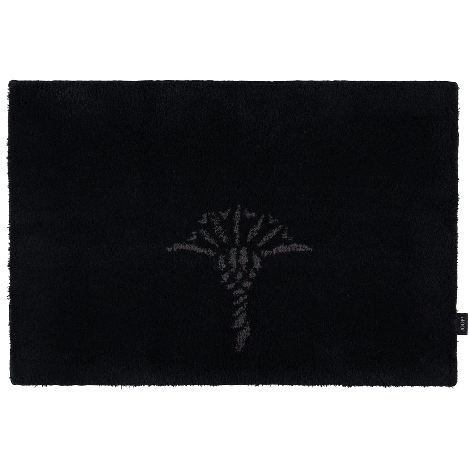 JOOP! Badteppich Cornflower 65 - Farbe: Schwarz - 015 - 60x90 cm