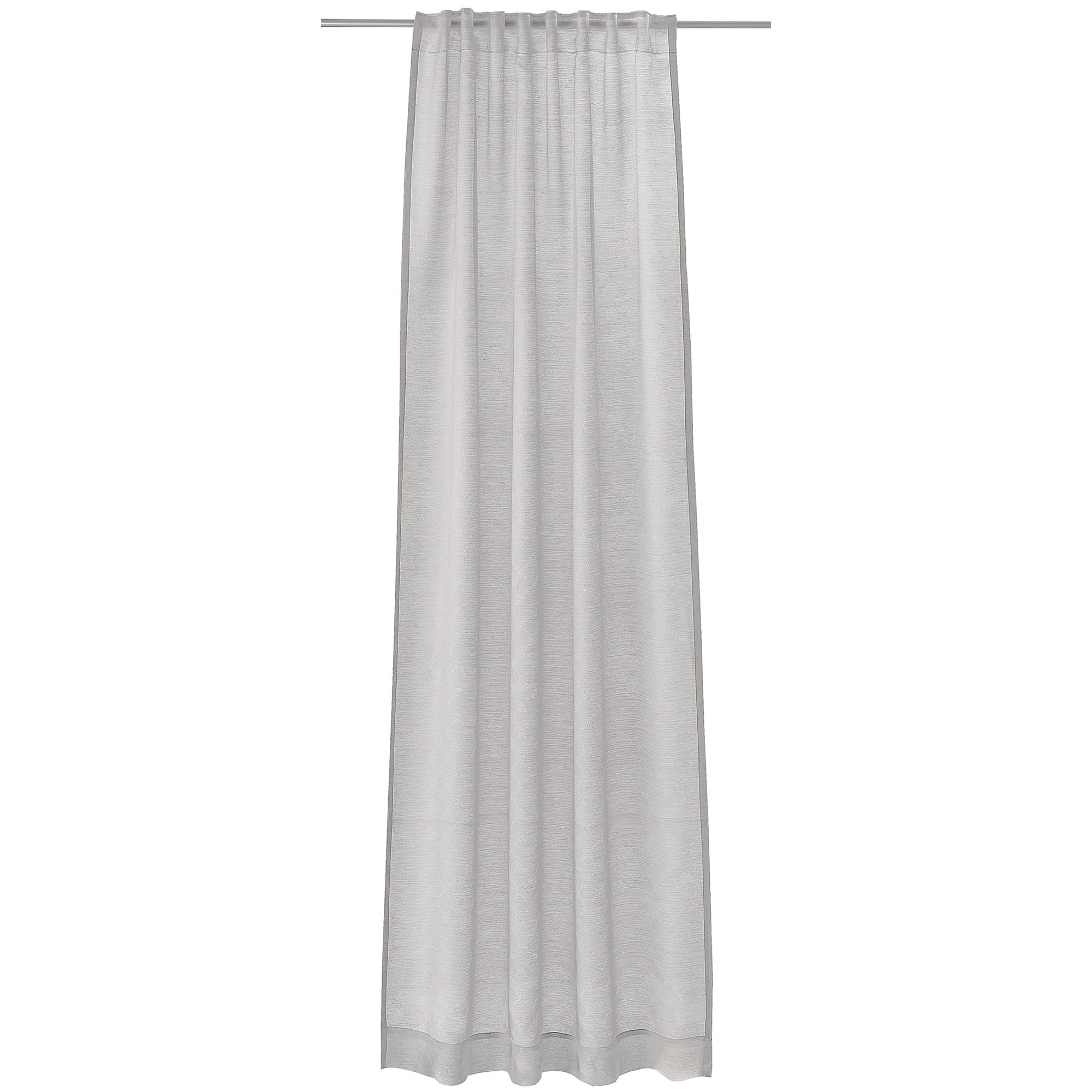 JOOP! Vorhang Gardine Glare - verdecktes Schlaufenband - Farbe: Grau - 010
