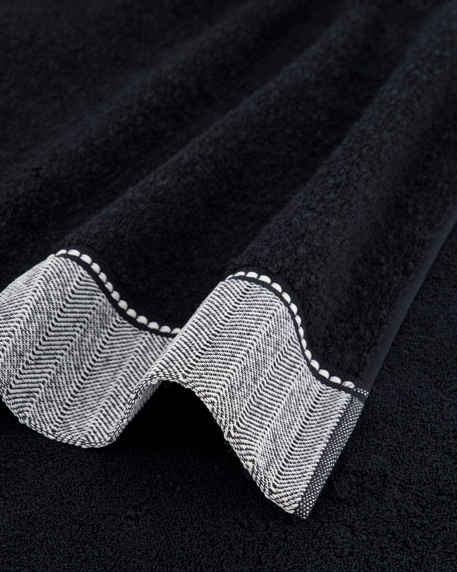 Möve Brooklyn Uni - Farbe:  black - 199 (1-0669/8970) - Duschtuch 80x150 cm