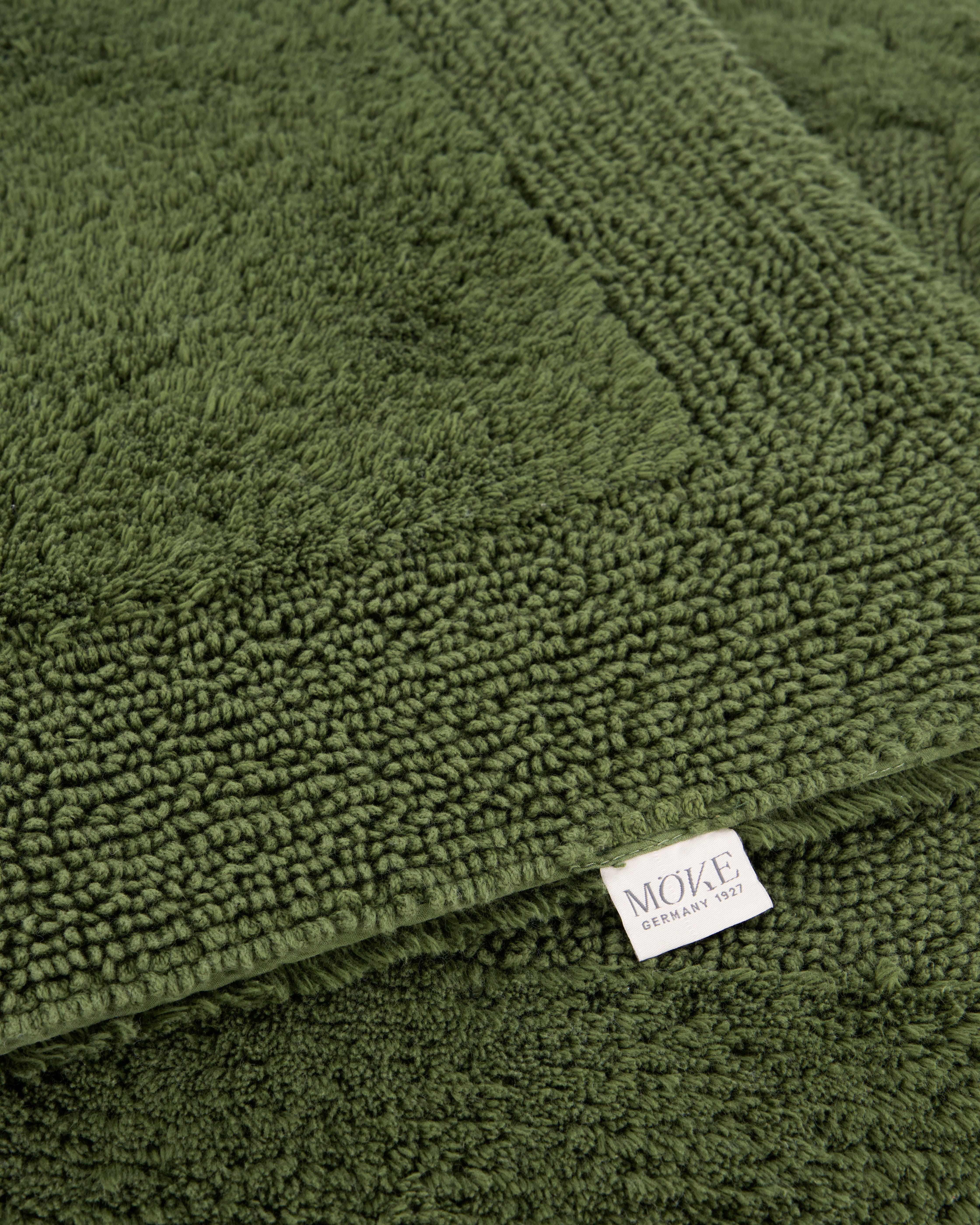 Möve Badteppiche Doubleface olive - 670 - 60x100 cm