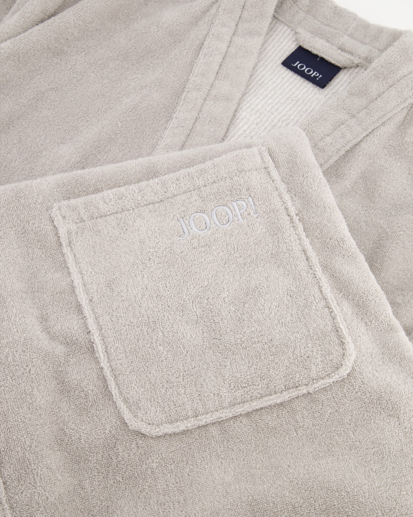 JOOP! Classic - Herren Bademantel - Kimono 1618 - Farbe: 76 - silber