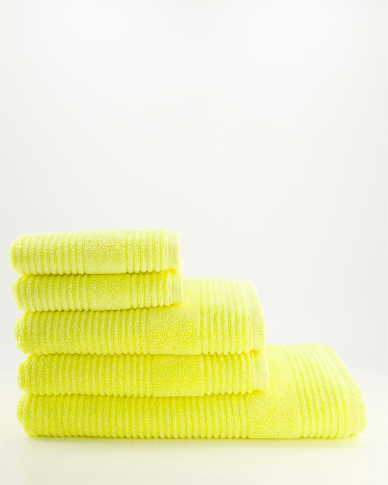 Vossen Handtücher Tomorrow electric yellow - 1390 - Waschhandschuh 16x22 cm