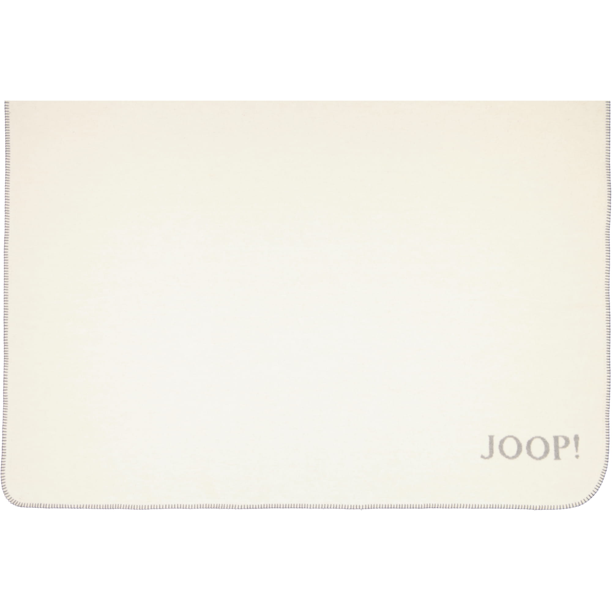 JOOP! Wohndecke Melange-Doubleface - Größe: 150x200 cm - Farbe: Natur-Silber