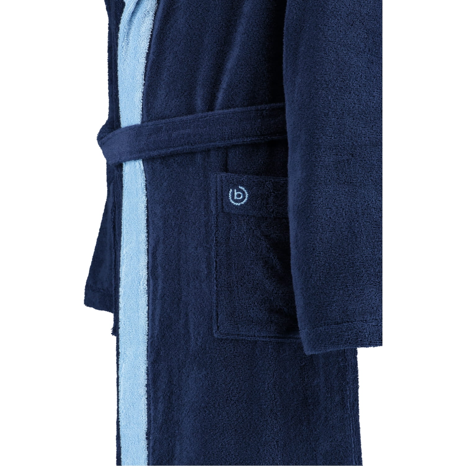 bugatti Herren Bademantel Kapuze Stefano - Farbe: marine blau - 493 - S