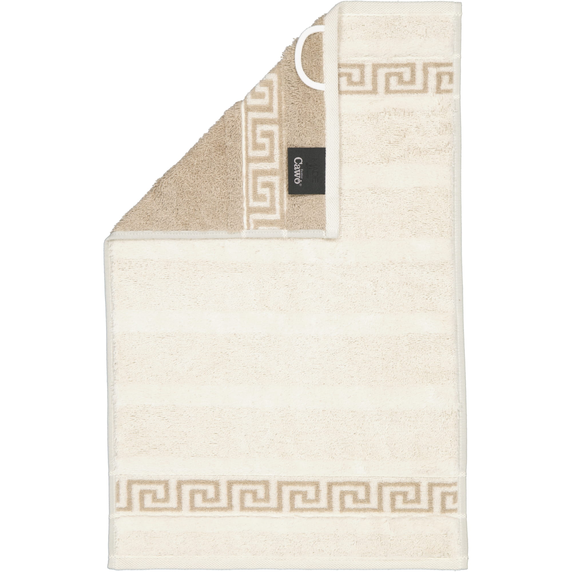 Cawö Handtücher Noblesse Duo 1003 - Farbe: natur - 33 - Gästetuch 30x50 cm