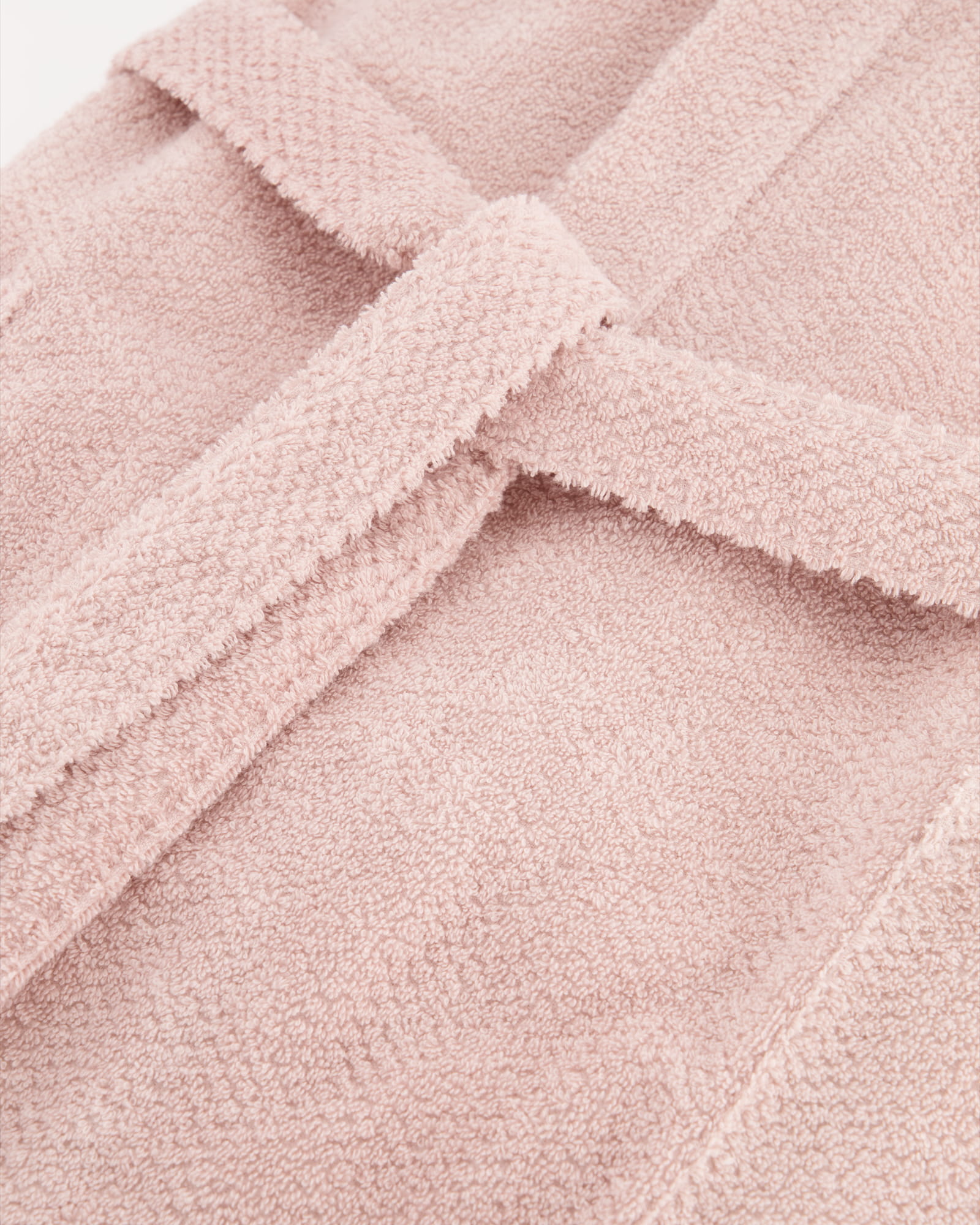 Cawö Damen Bademantel Kapuze Pure 5223 - Farbe: puder - 383