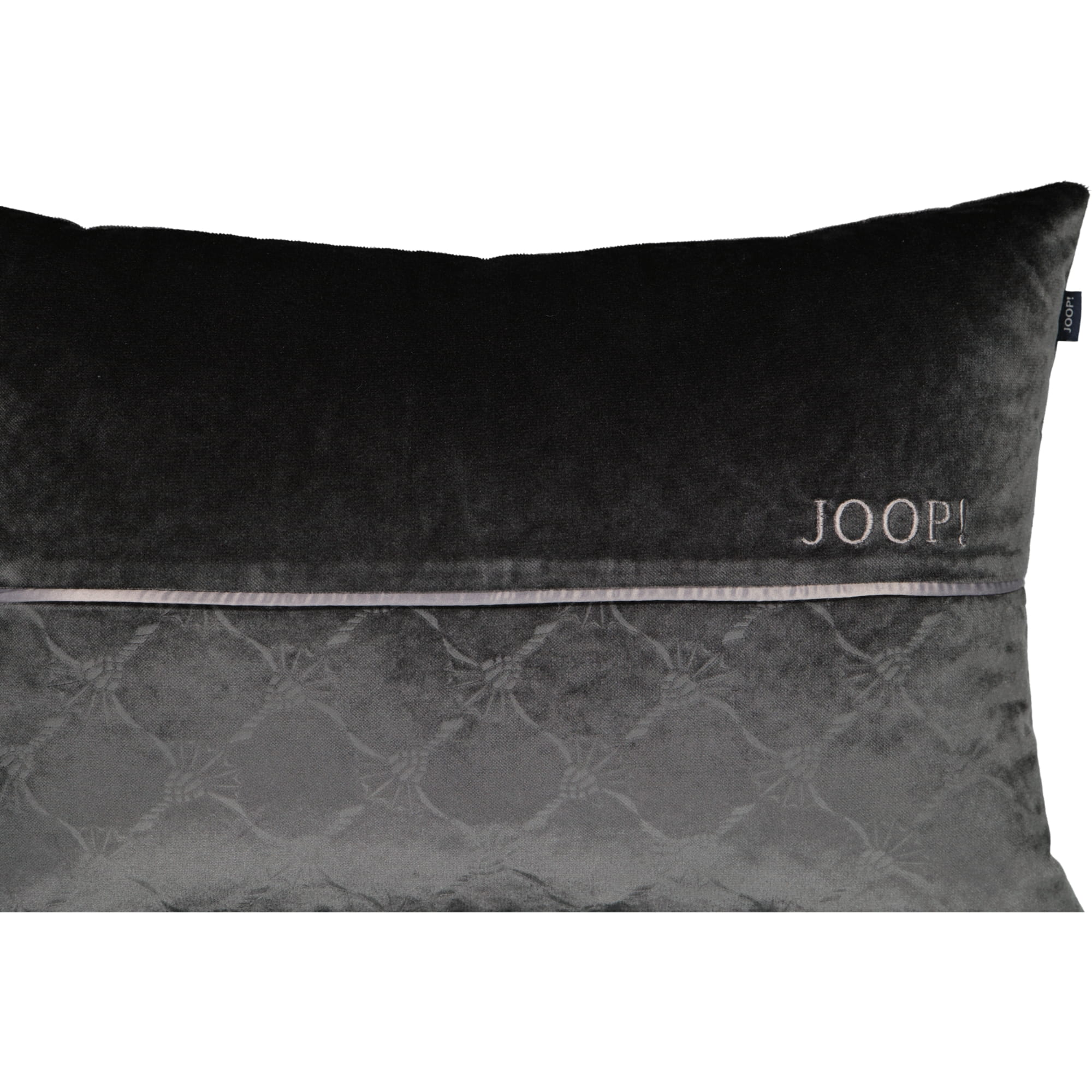 JOOP! Kissenhülle Scene - Größe: 38x58 cm - Farbe: Anthrazit - 012