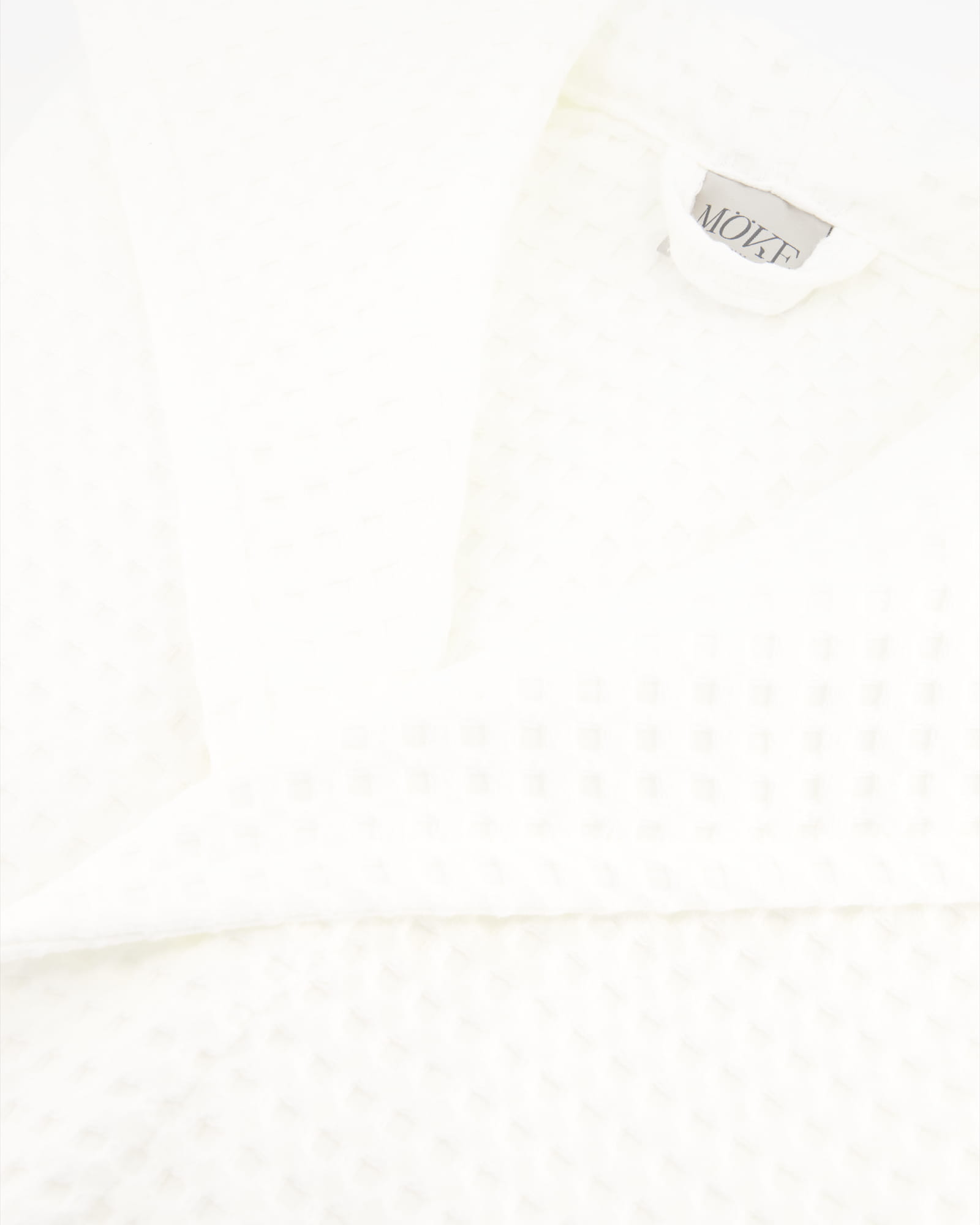 Möve - Kapuzenbademantel Piquée - Farbe: snow - 001 (2-7650/0175) - L