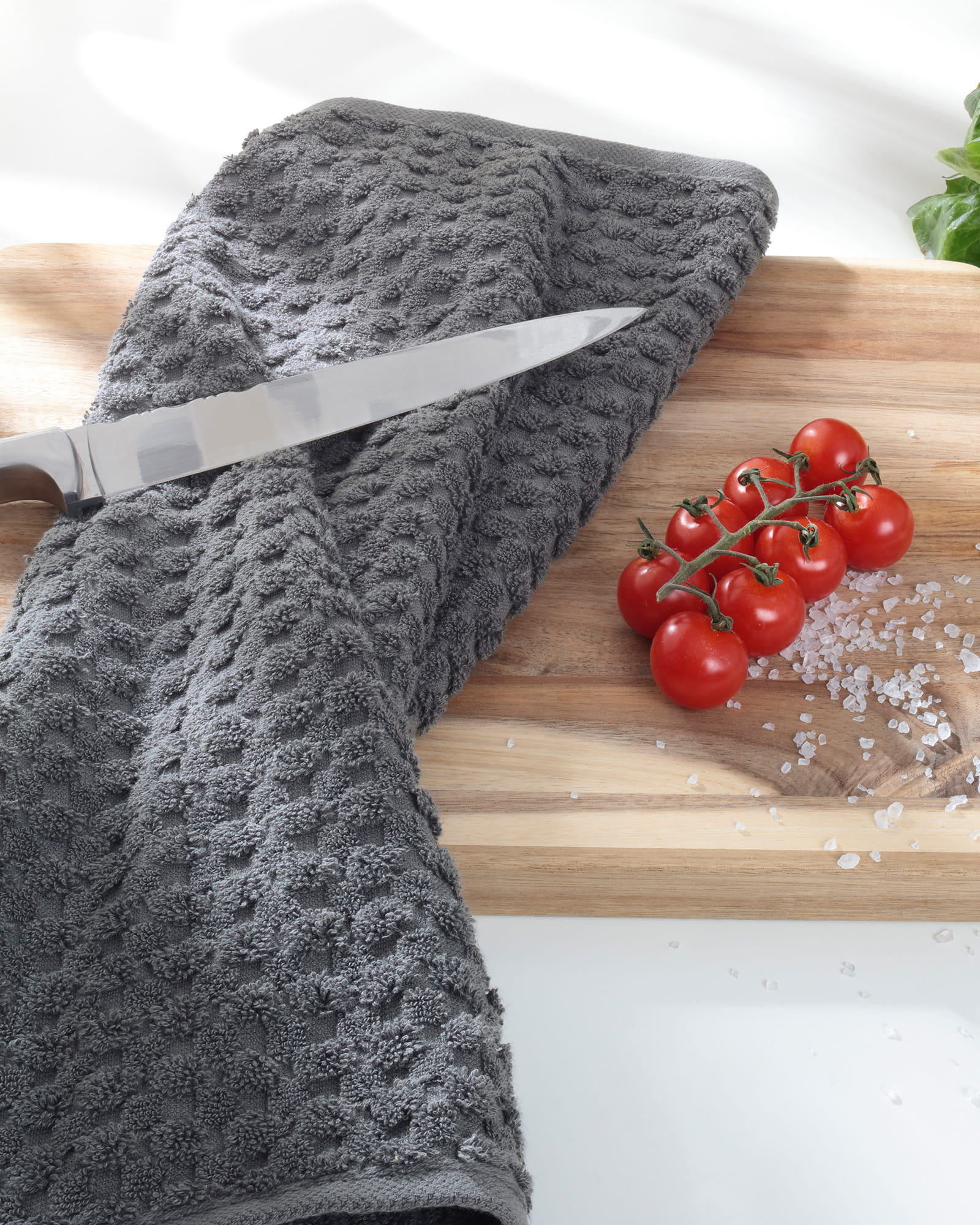 Cawö Cuisine Pro Uni 520 - Küchenhandtuch 50x50 cm - Farbe: anthrazit - 774