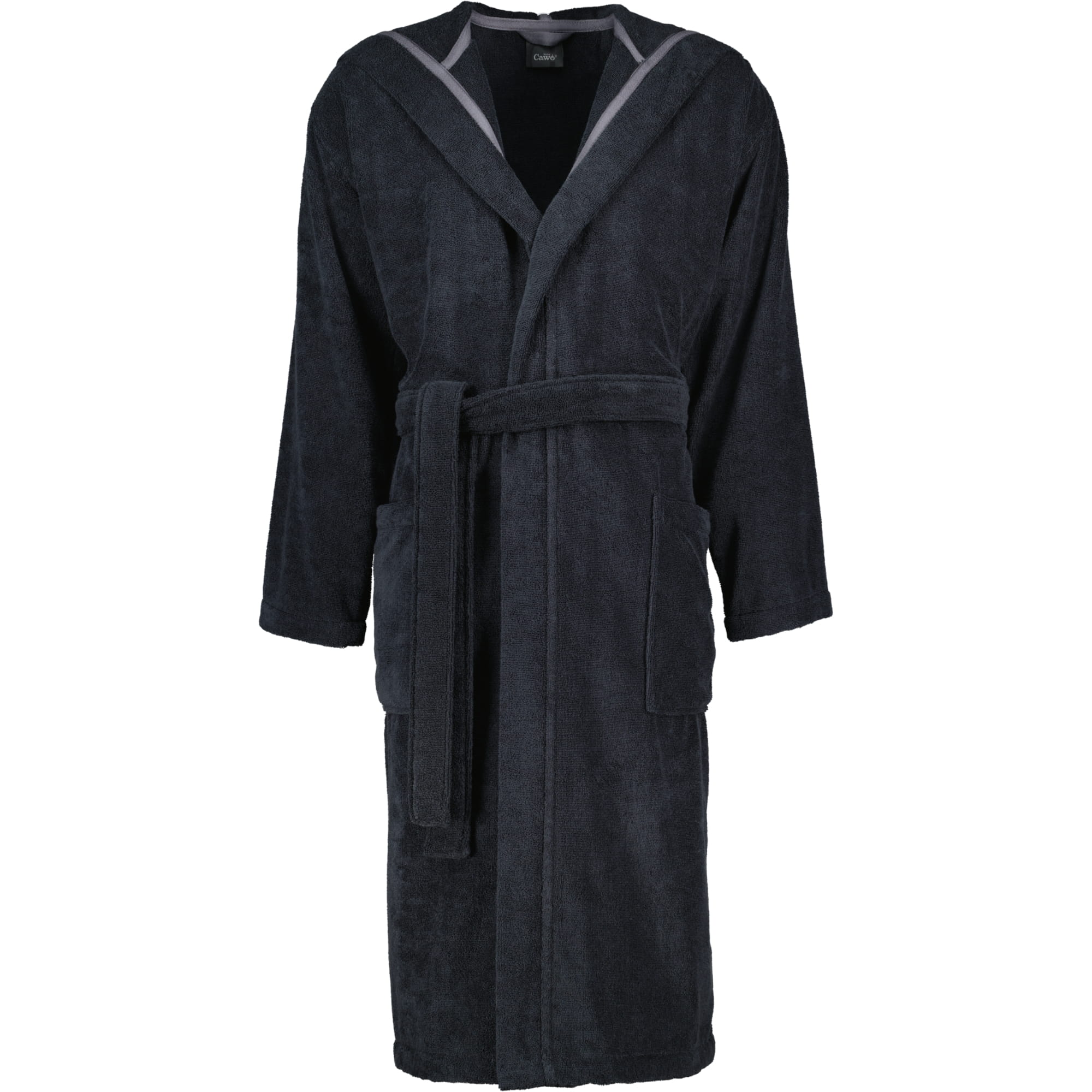 Cawö Home Bademäntel Herren bis 5XL Kapuze Classic 842 - Farbe: lava - 97
