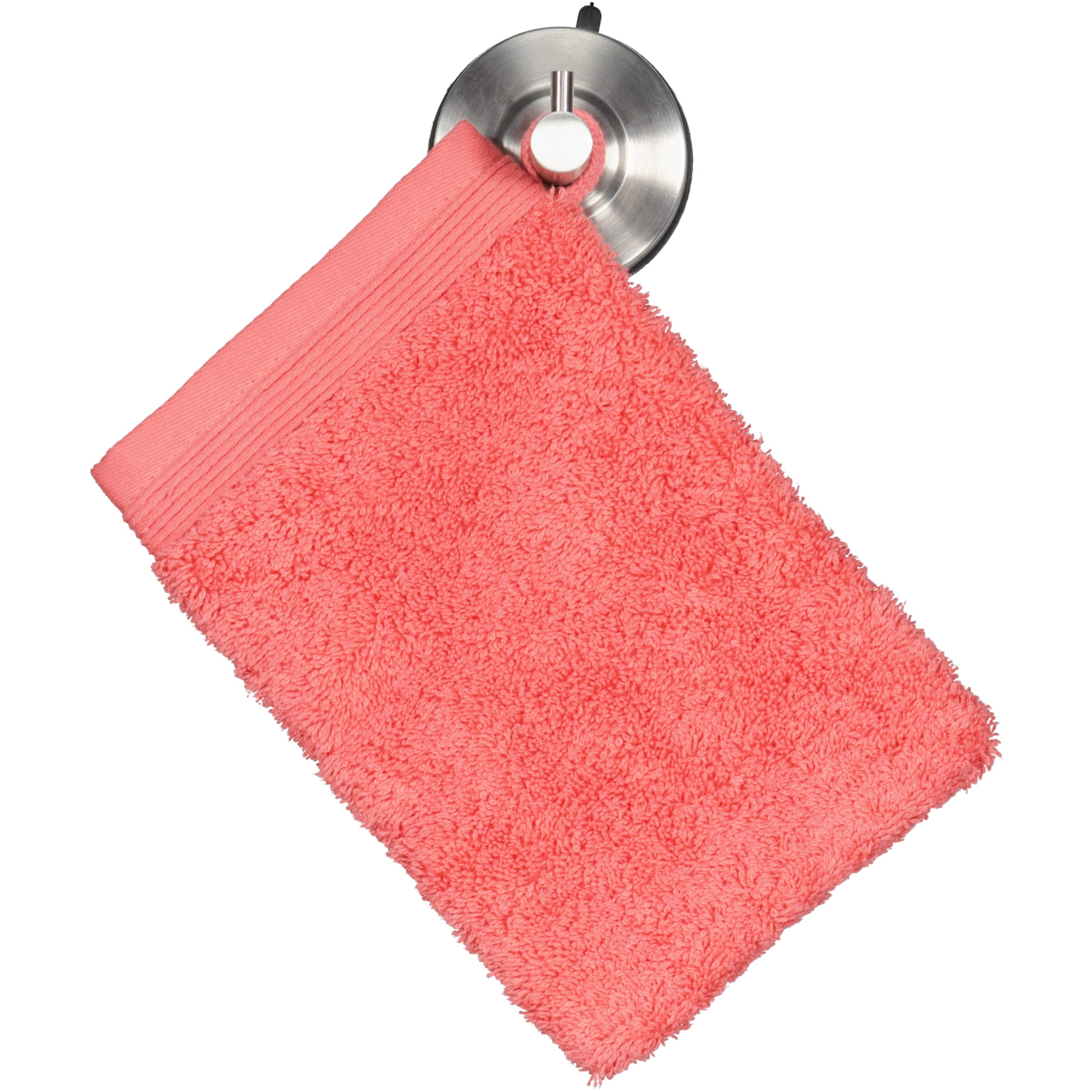 Möve Handtücher Superwuschel coral - 262 - Waschhandschuh 15x20 cm