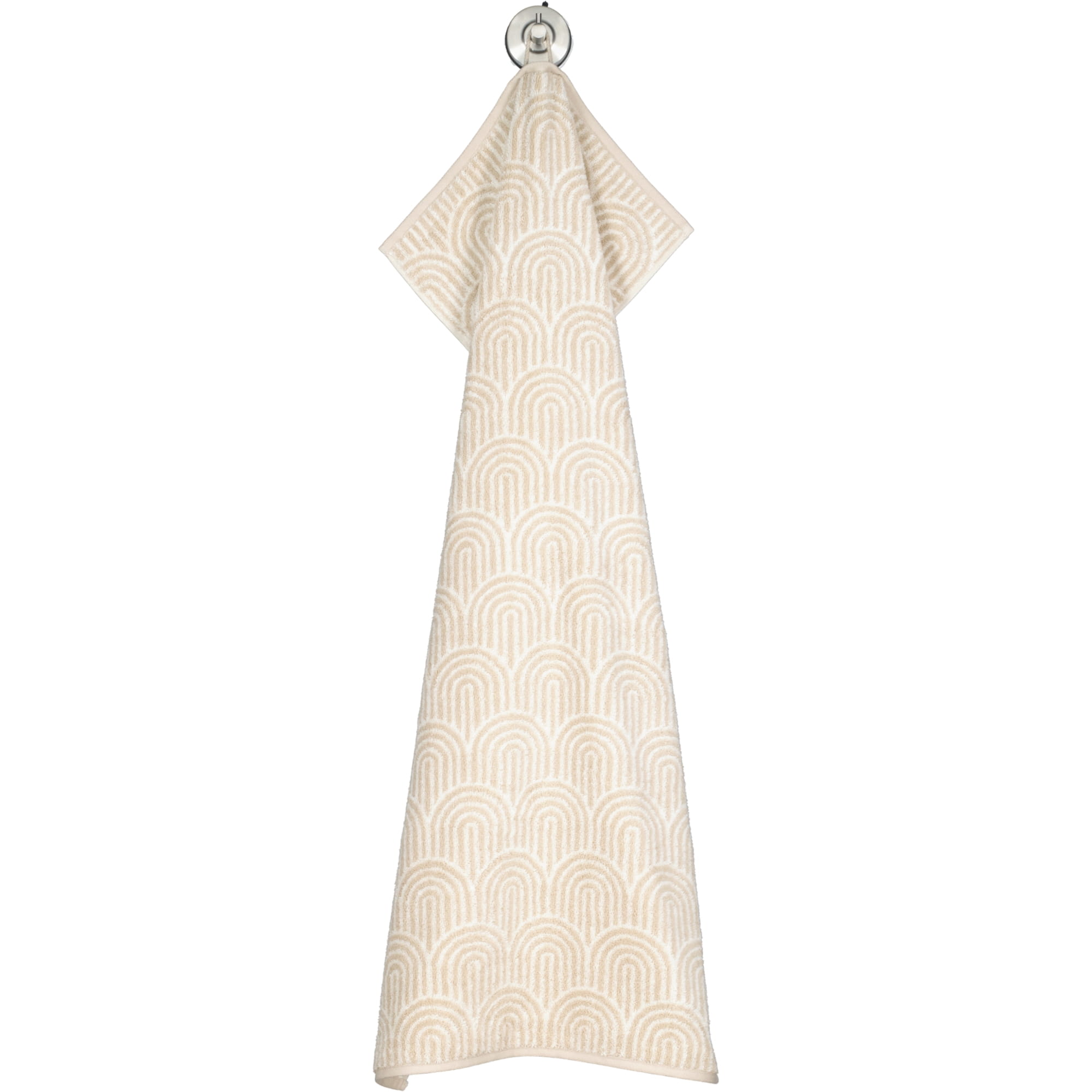 Cawö Handtücher Maison Bögen 6268 natur - 33 - Handtuch 50x100 cm